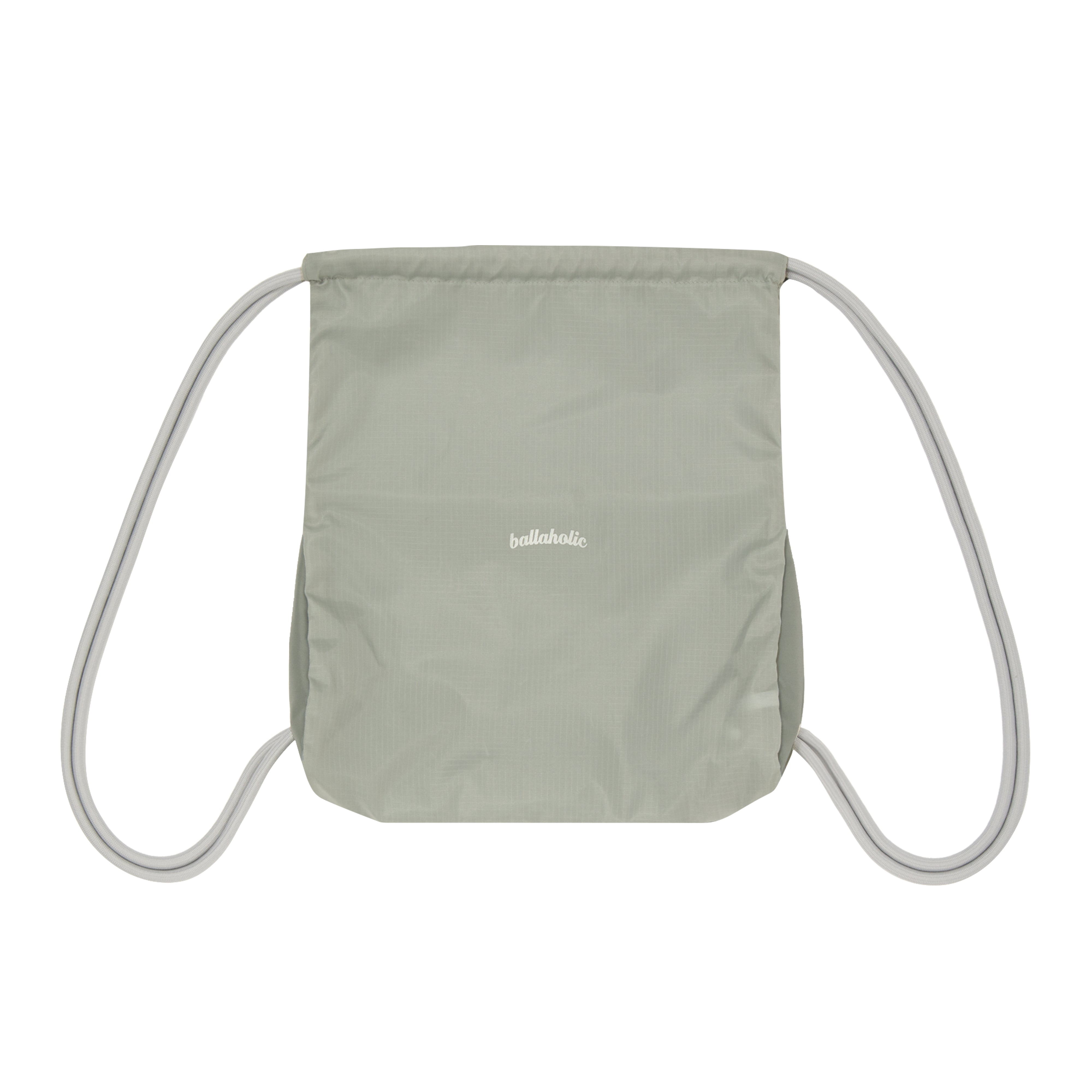 Logo Zip Pocket Gymsack (gray) – ballaholicオンラインショップ