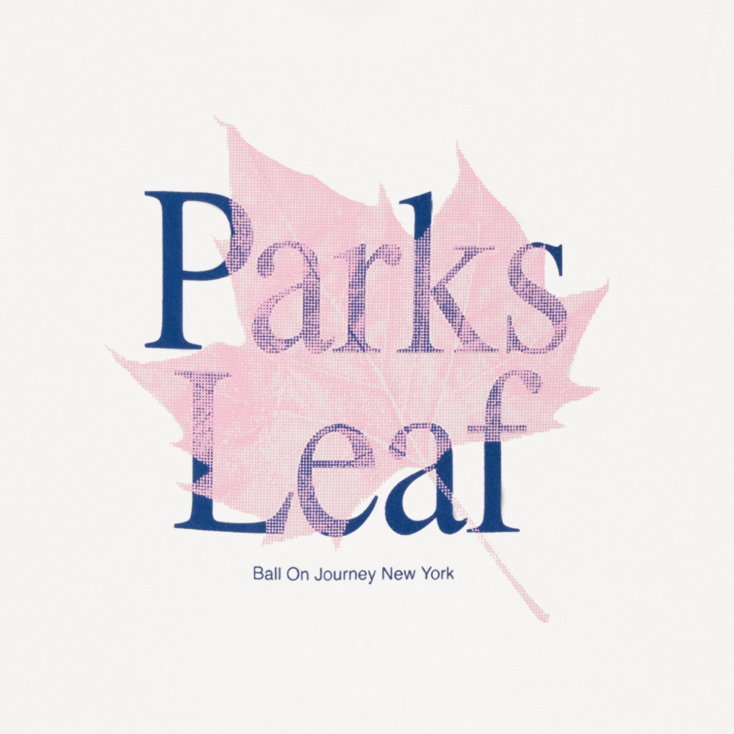 Parks Leaf Tee (vanilla white)