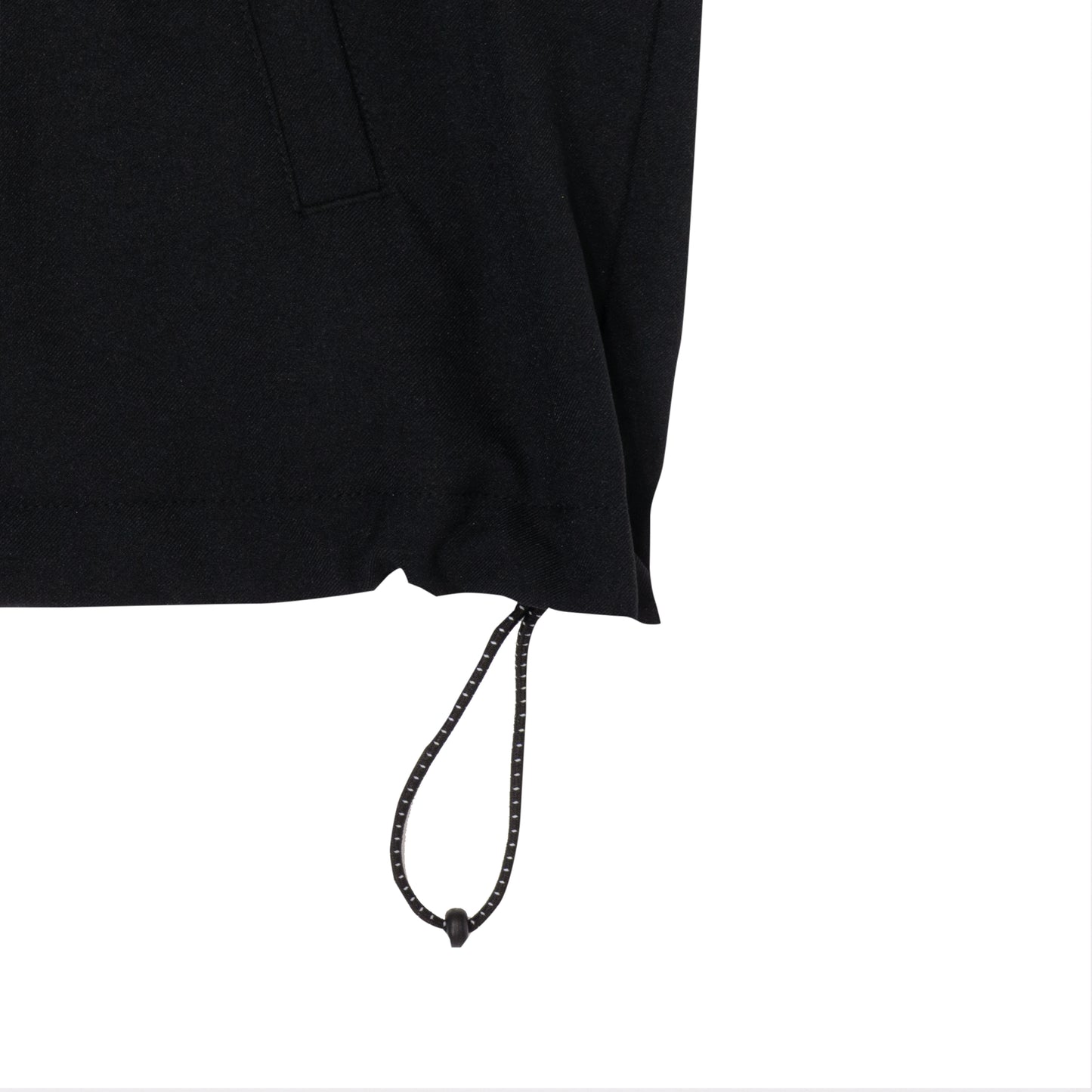 Shell Over Zip Parka (black)