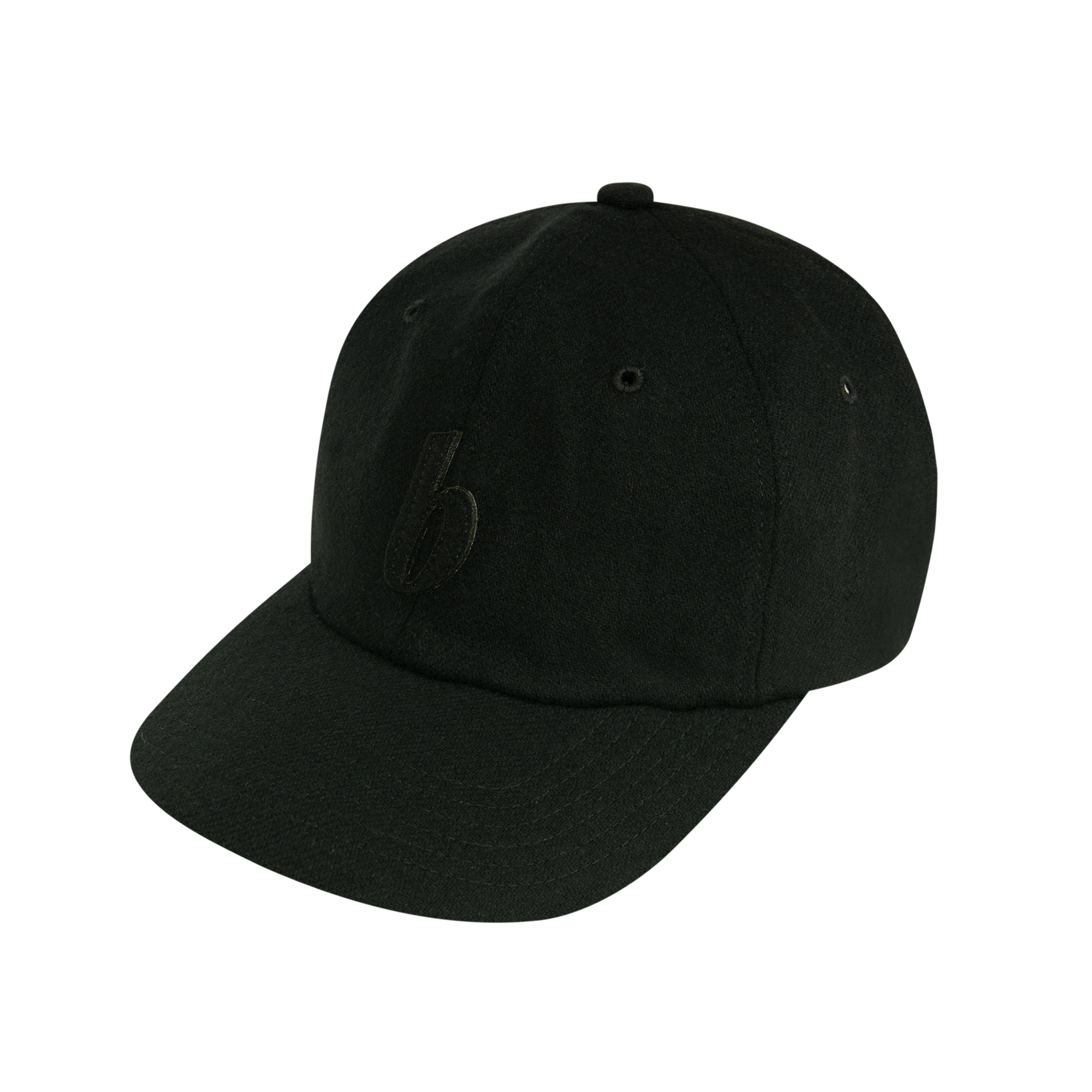 b 6P Wool Cap (black/black) – ballaholicオンラインショップ