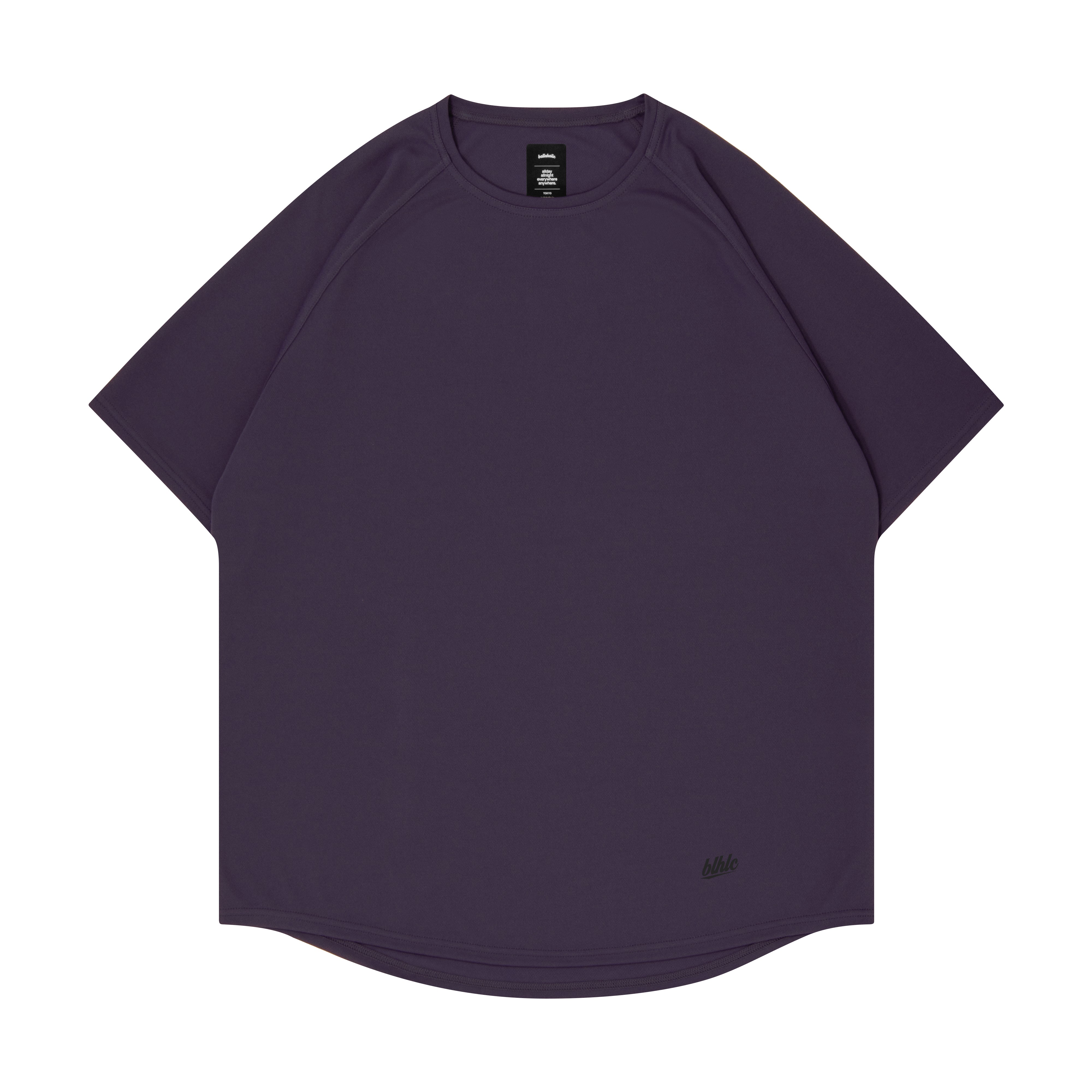 3D-Net blhlc Back Print Cool Tee (dark grape/ivory/black