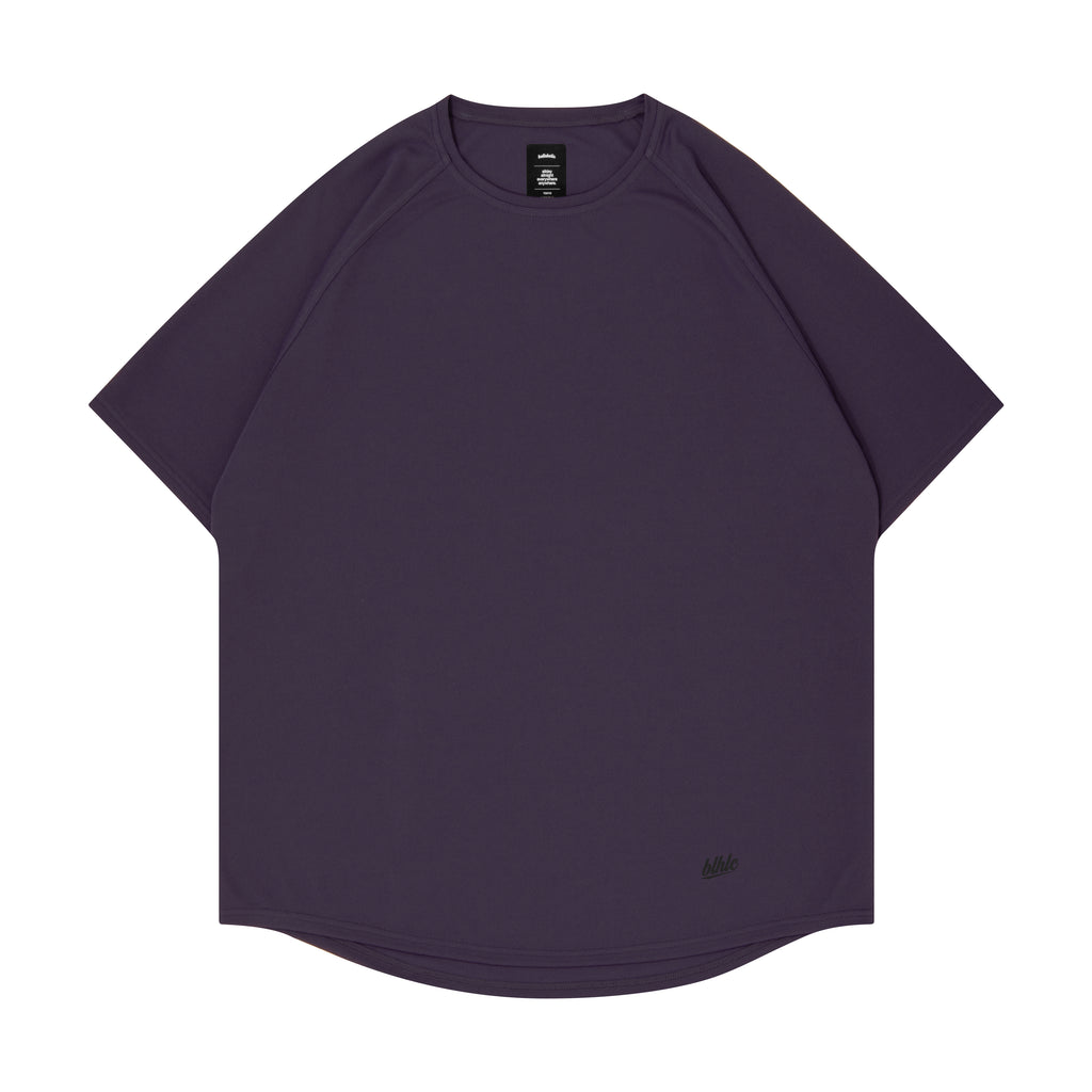 3D-Net blhlc Back Print Cool Tee (dark grape/ivory/black