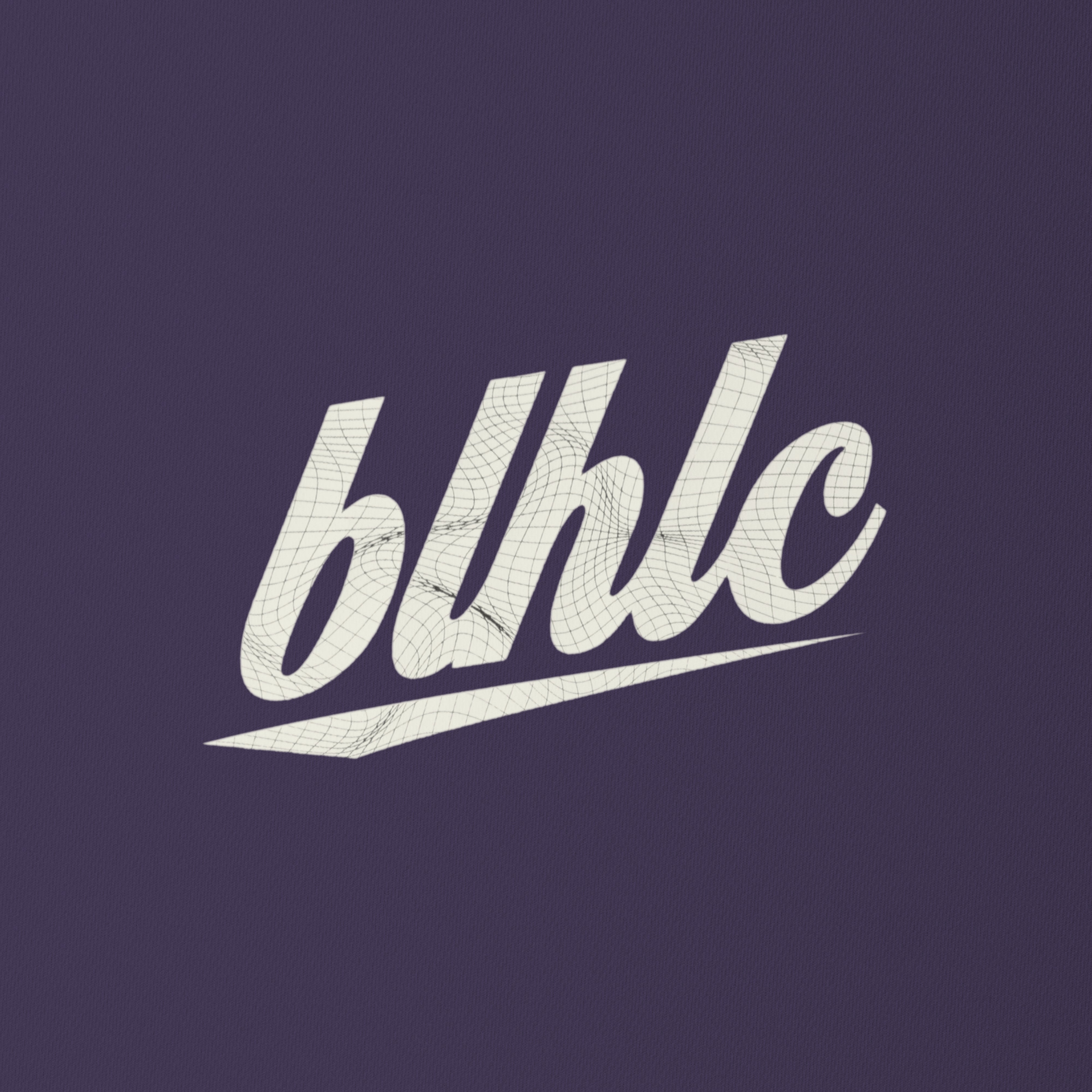3D-Net blhlc Back Print Cool Tee (dark grape/ivory/black