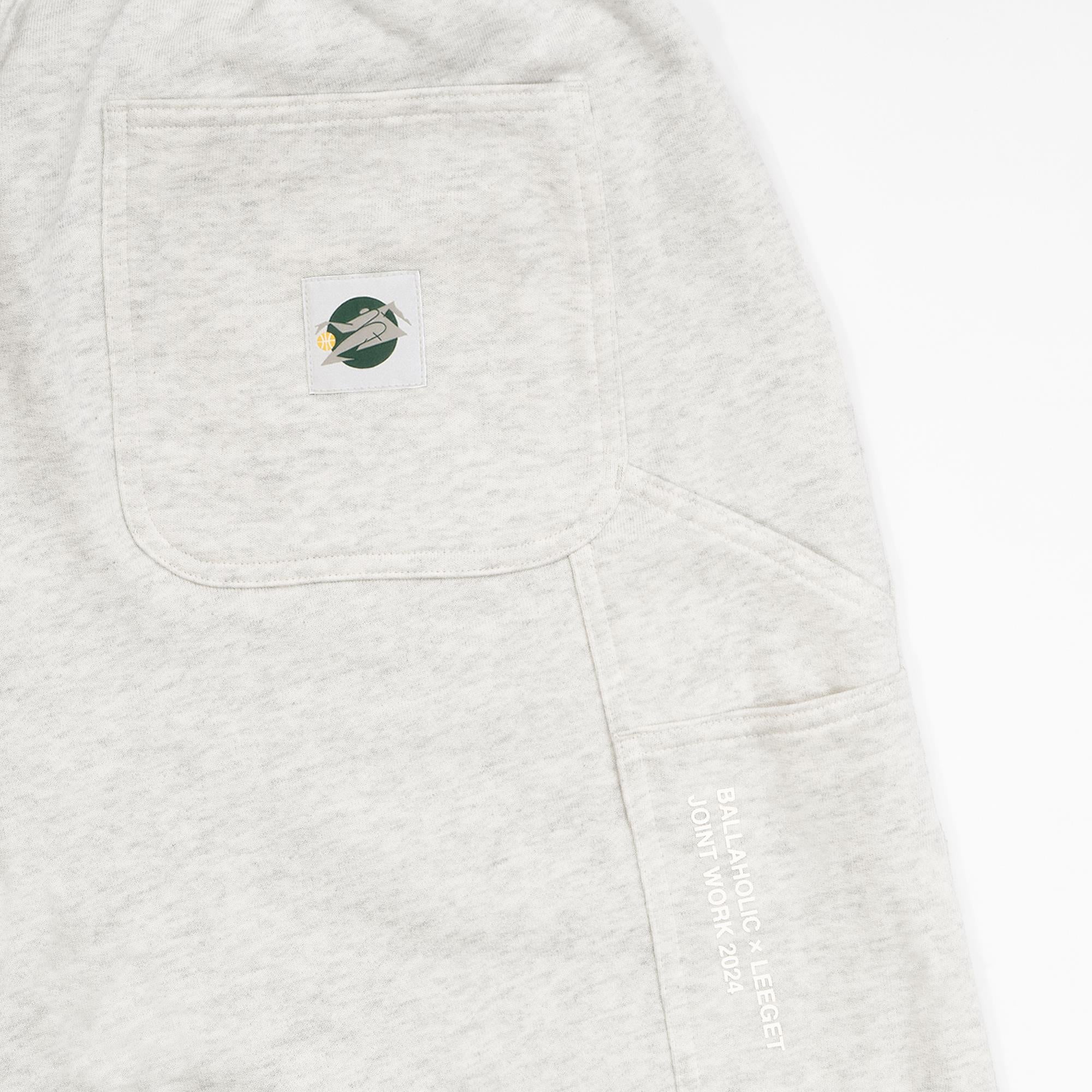 LEEGET × ballaholic Reversible Painter Sweat Shorts -FLUID