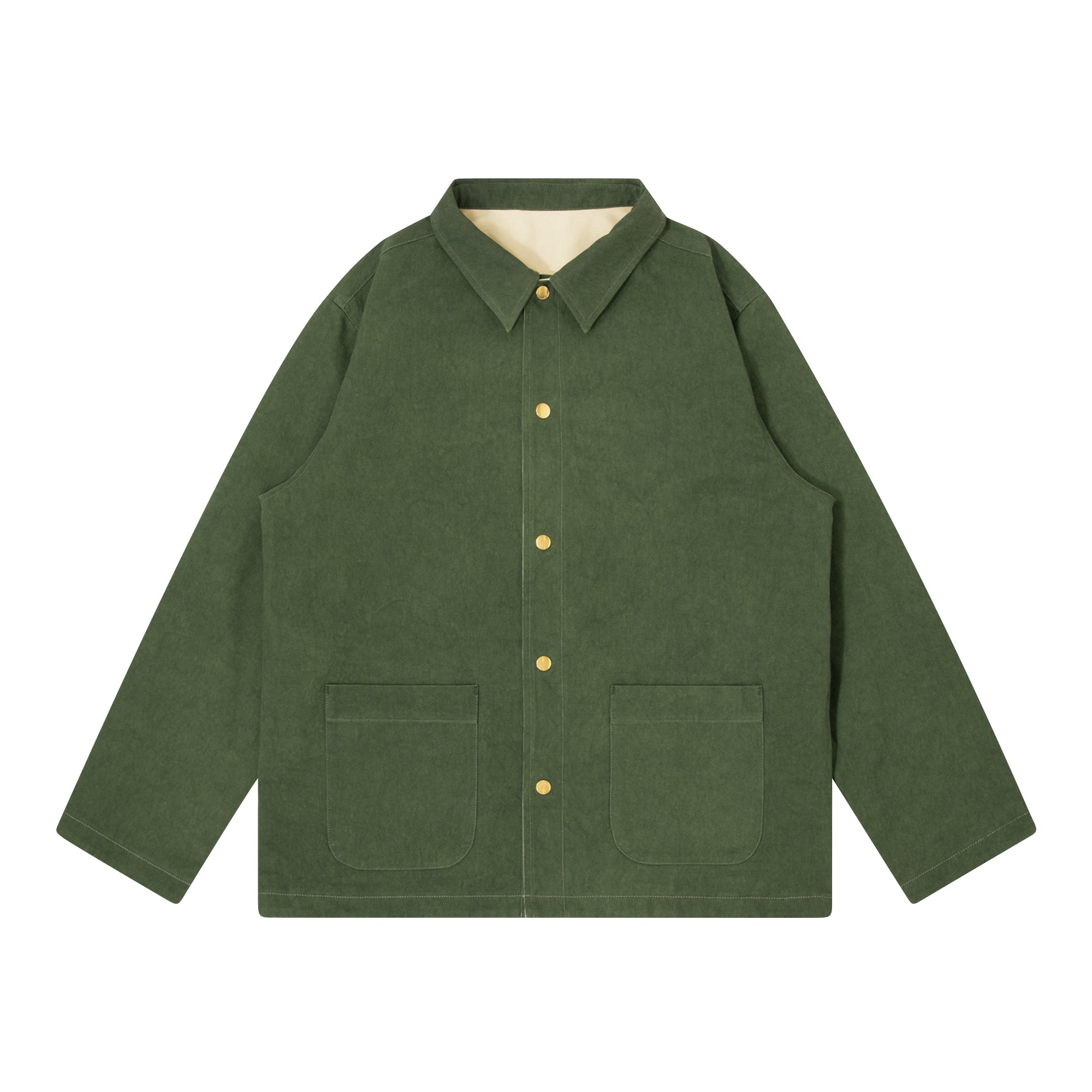 Reversible Coverall Jacket (ivory/green) – ballaholicオンライン