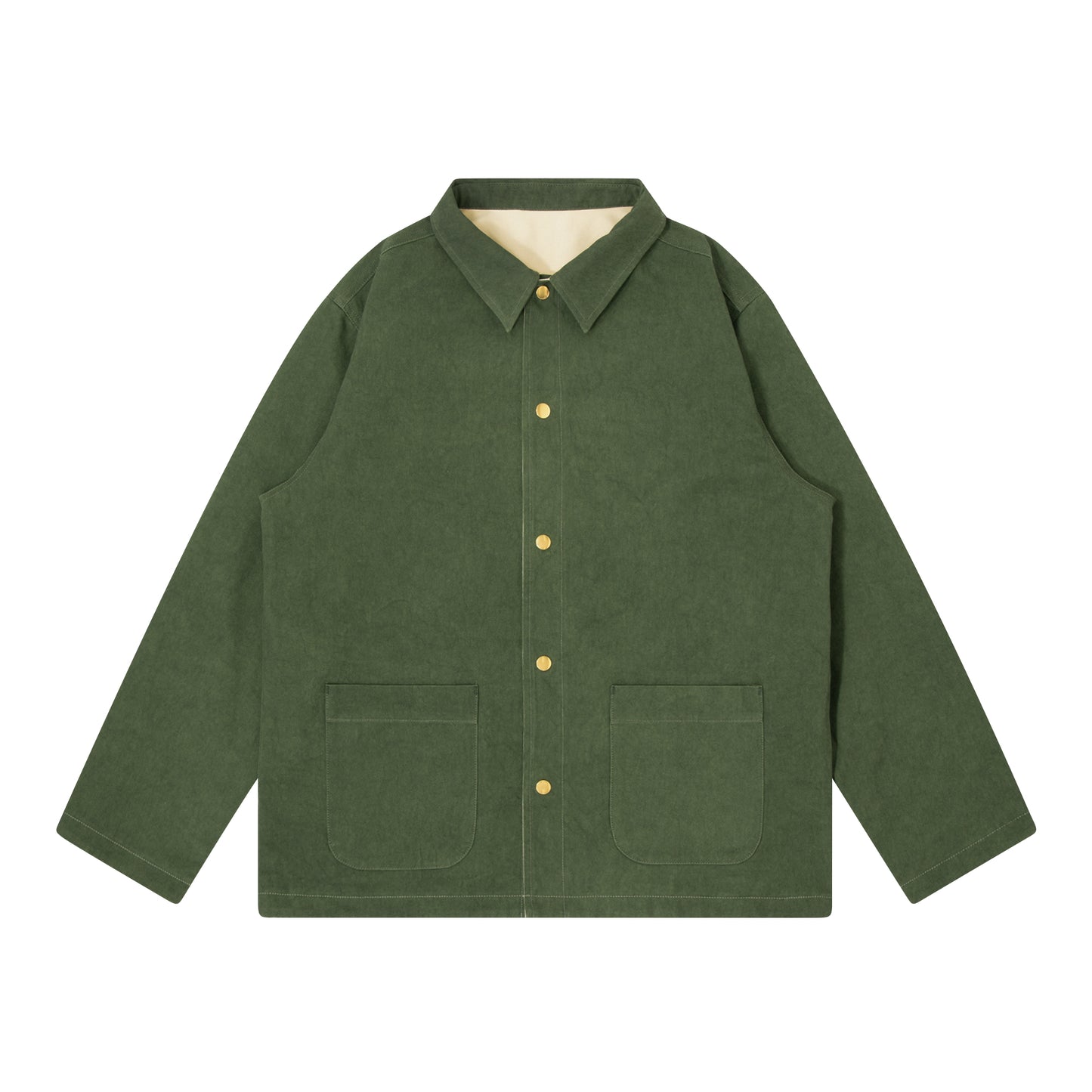 Reversible Coverall Jacket (ivory/green)