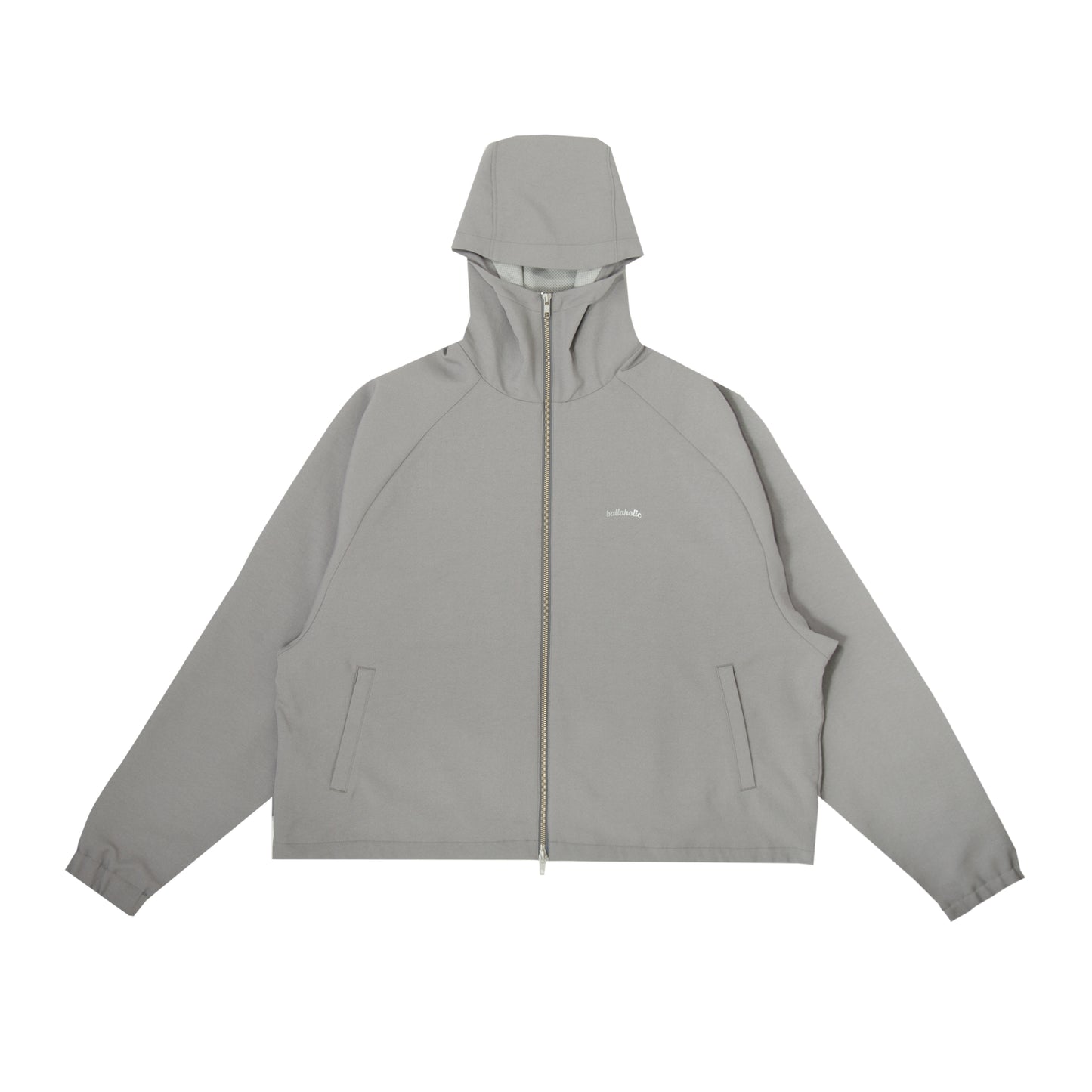 Shell Over Zip Parka (gray)