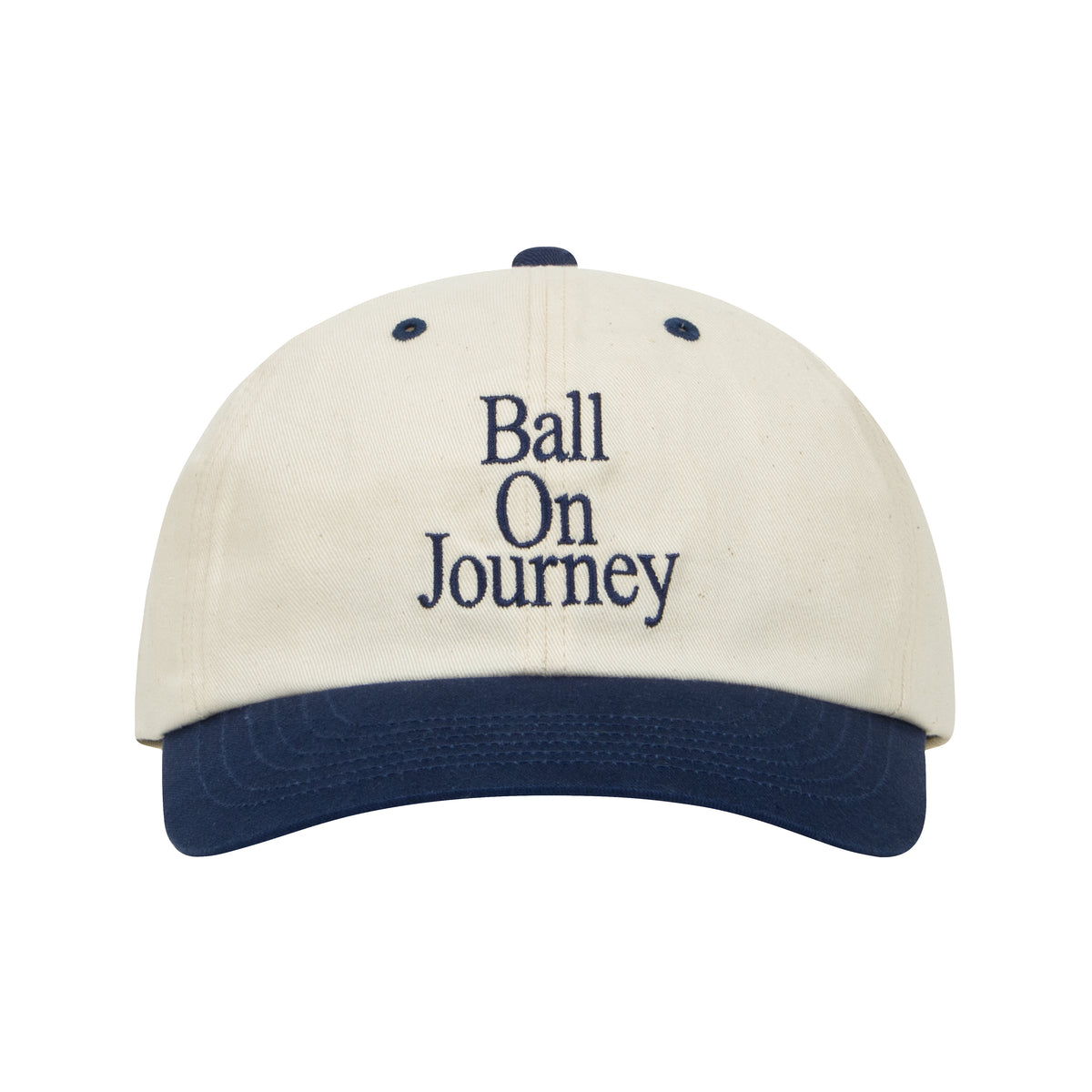 Ball On Journey 6P Cap (kinari/navy) – ballaholicオンラインショップ