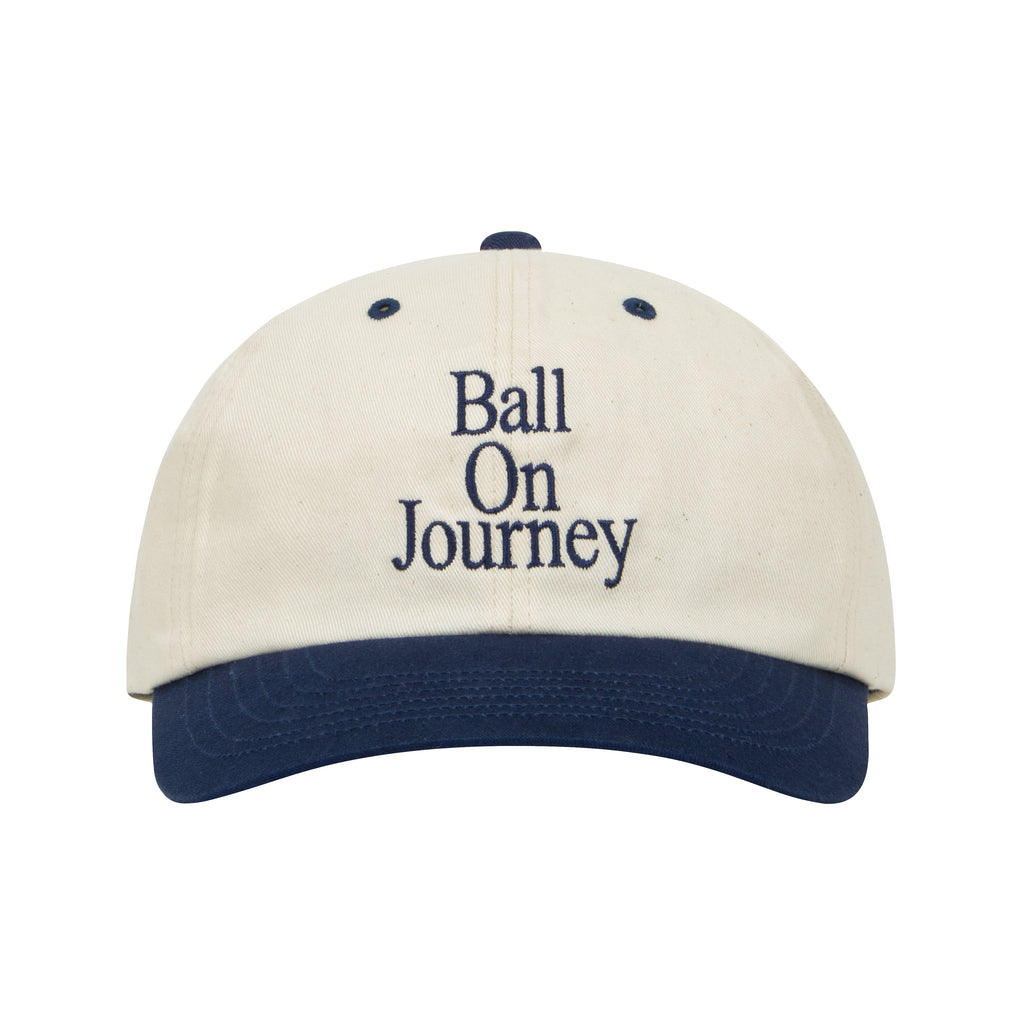 ballaholic ネイビーキャップ Ball On Journey 6P Cap (kinari/navy) – ballaholicオンライン
