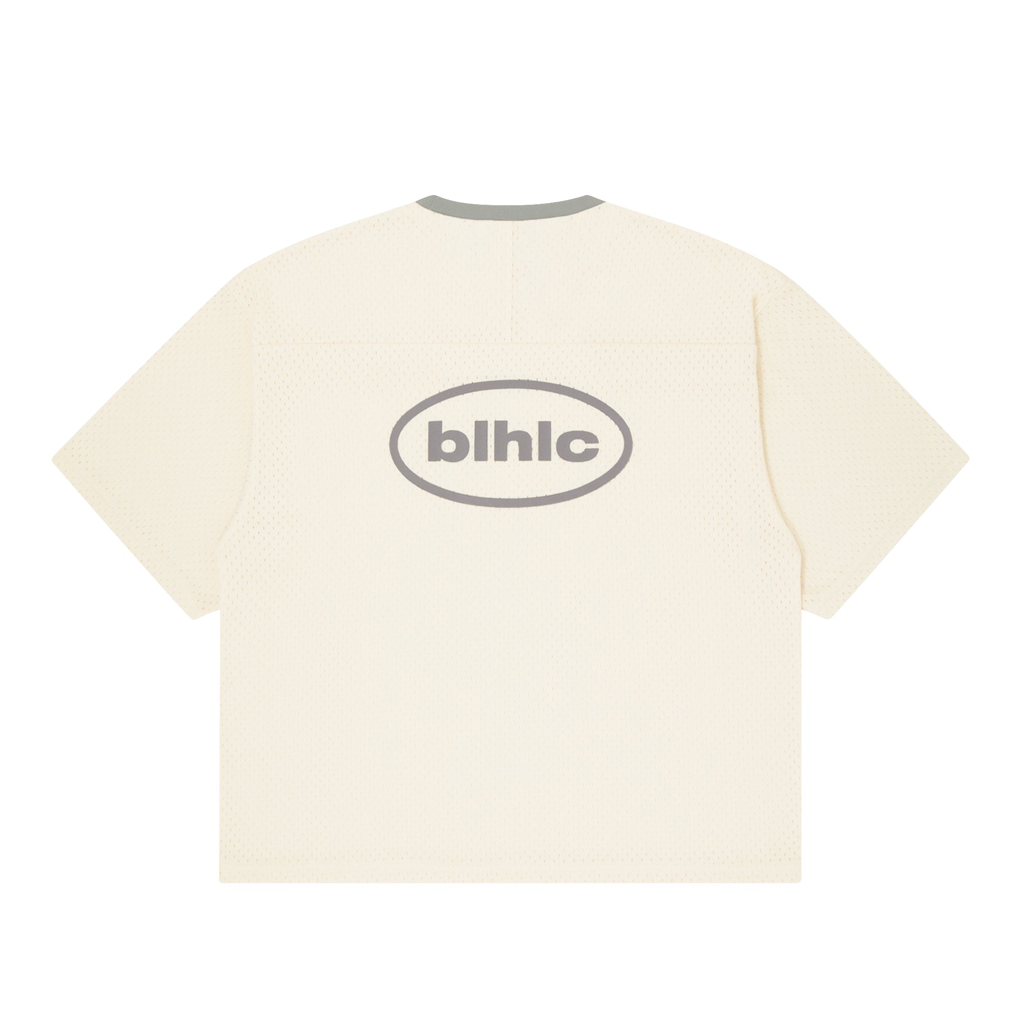 blhlc Oval Logo Mesh Tee (ivory) – ballaholicオンラインショップ