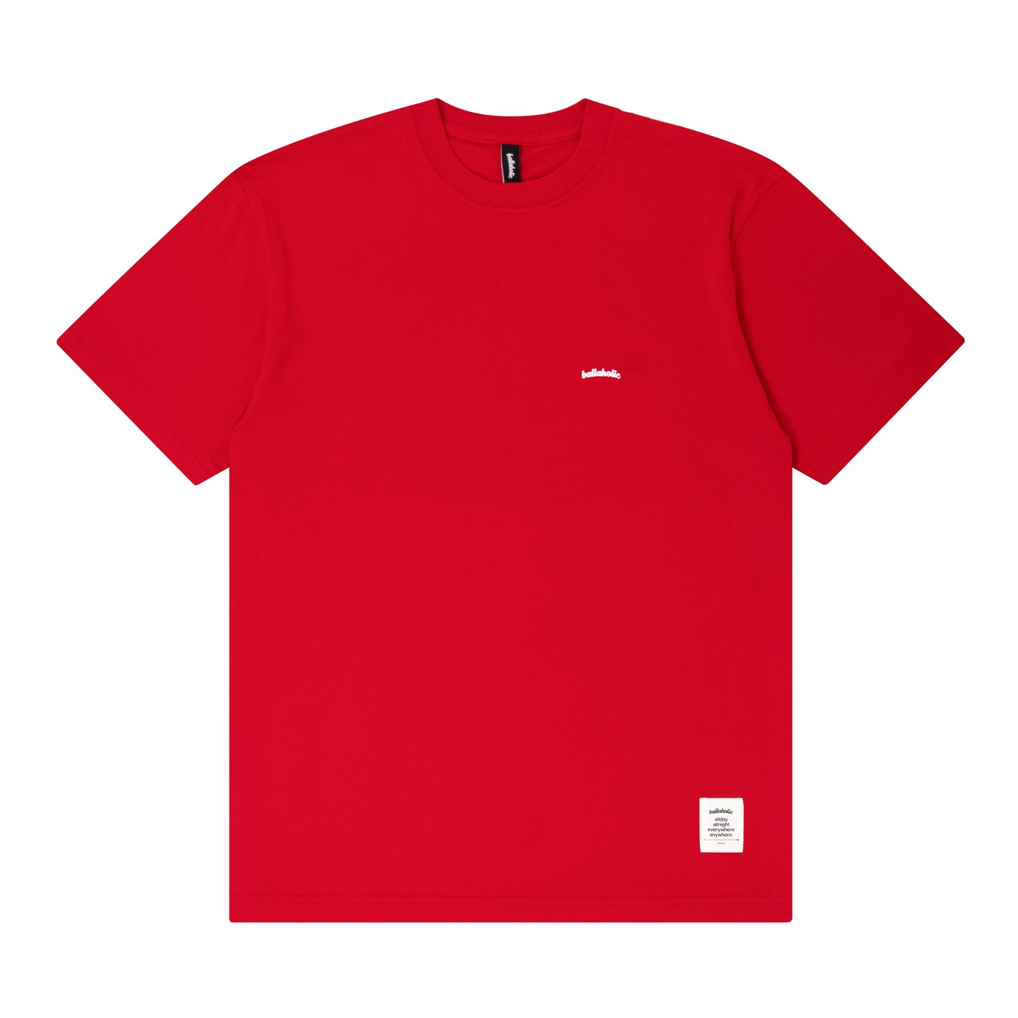 Micro Logo Tee (high red/white)