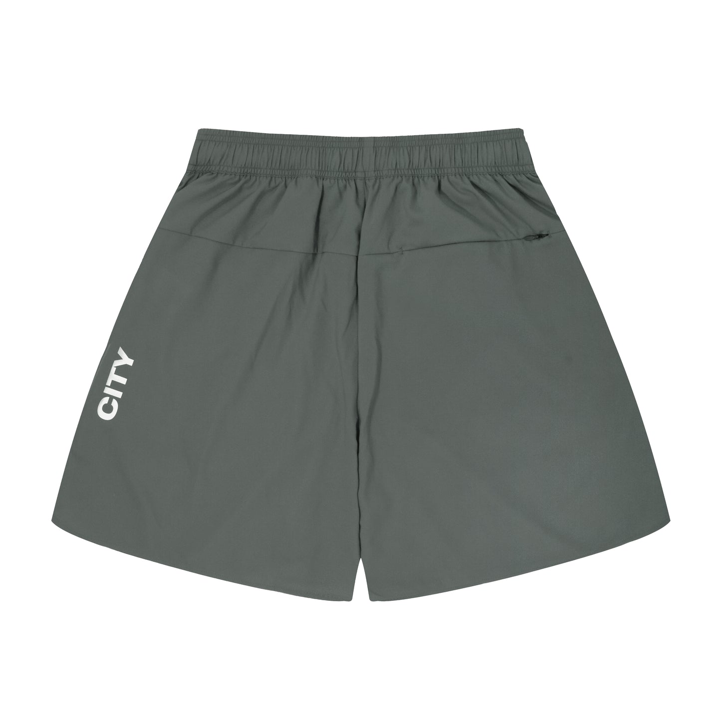 The Neighborhood Classic Zip Shorts (charcoal gray)