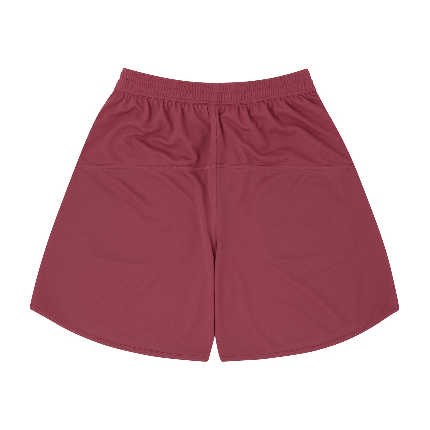 Basic Zip Shorts (red plum/off white)