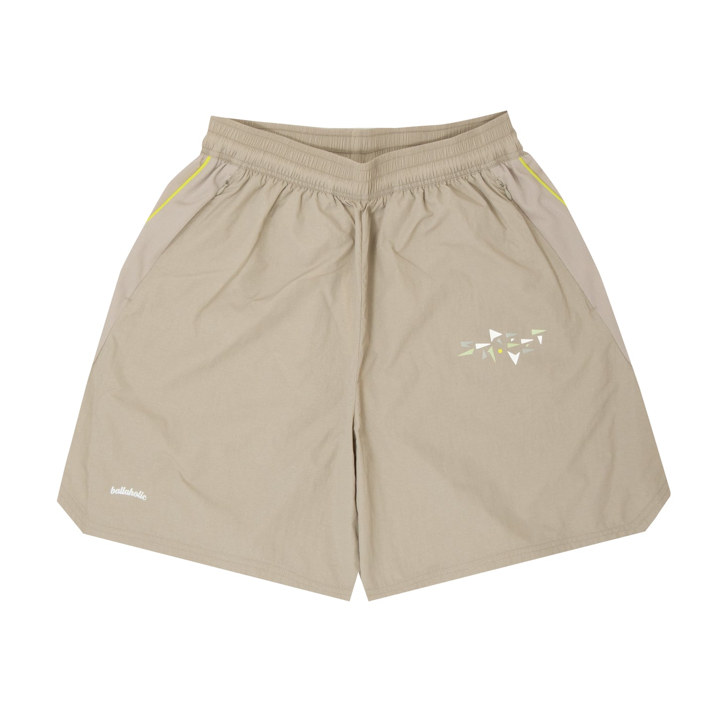 STREETMOVE Nylon Zip Shorts (taupe)