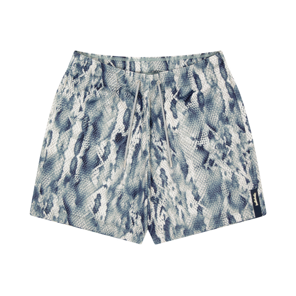 Snake Mesh Zip Shorts (gray) – ballaholicオンラインショップ