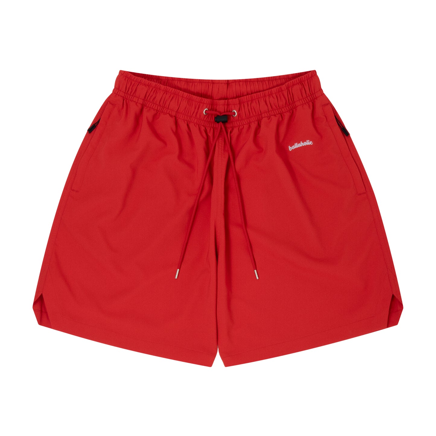 Logo Anywhere Zip Shorts (red)