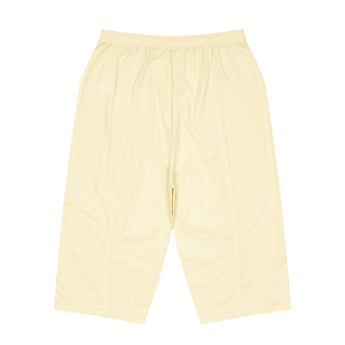 Logo Nylon Cropped Pants (ivory)