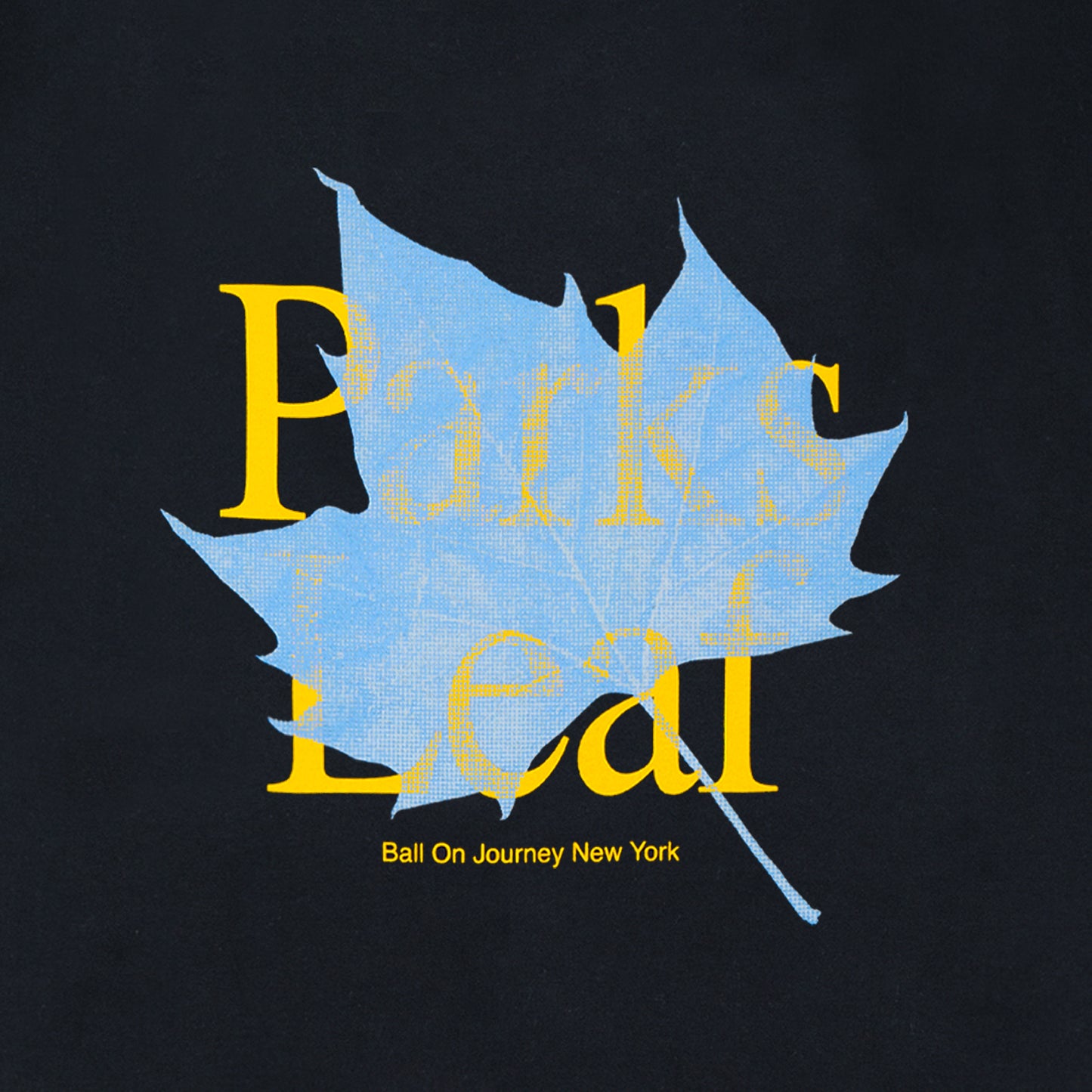 Parks Leaf Tee (dark navy)