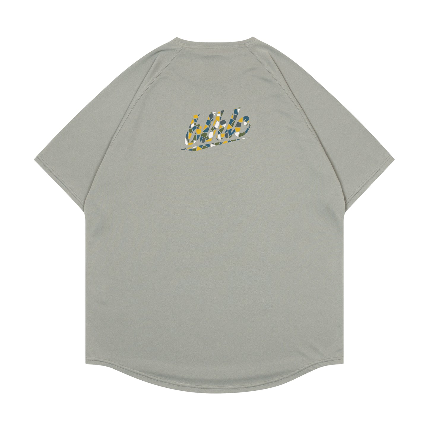 blhlc Back Print Cool Tee (gray/snowy ivory mosaic)