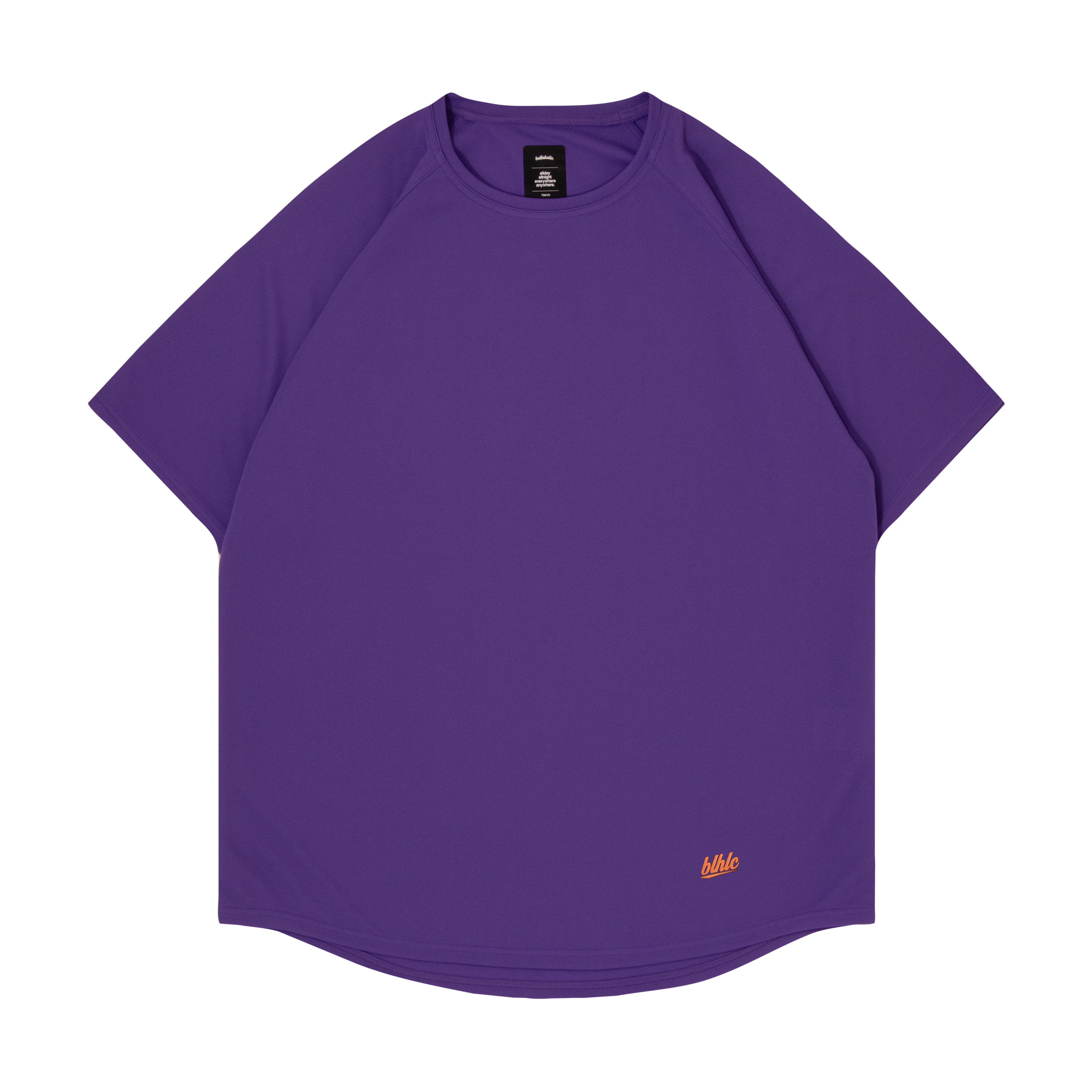 blhlc Back Print Cool Tee (purple/dry leaves mosaic) – ballaholic