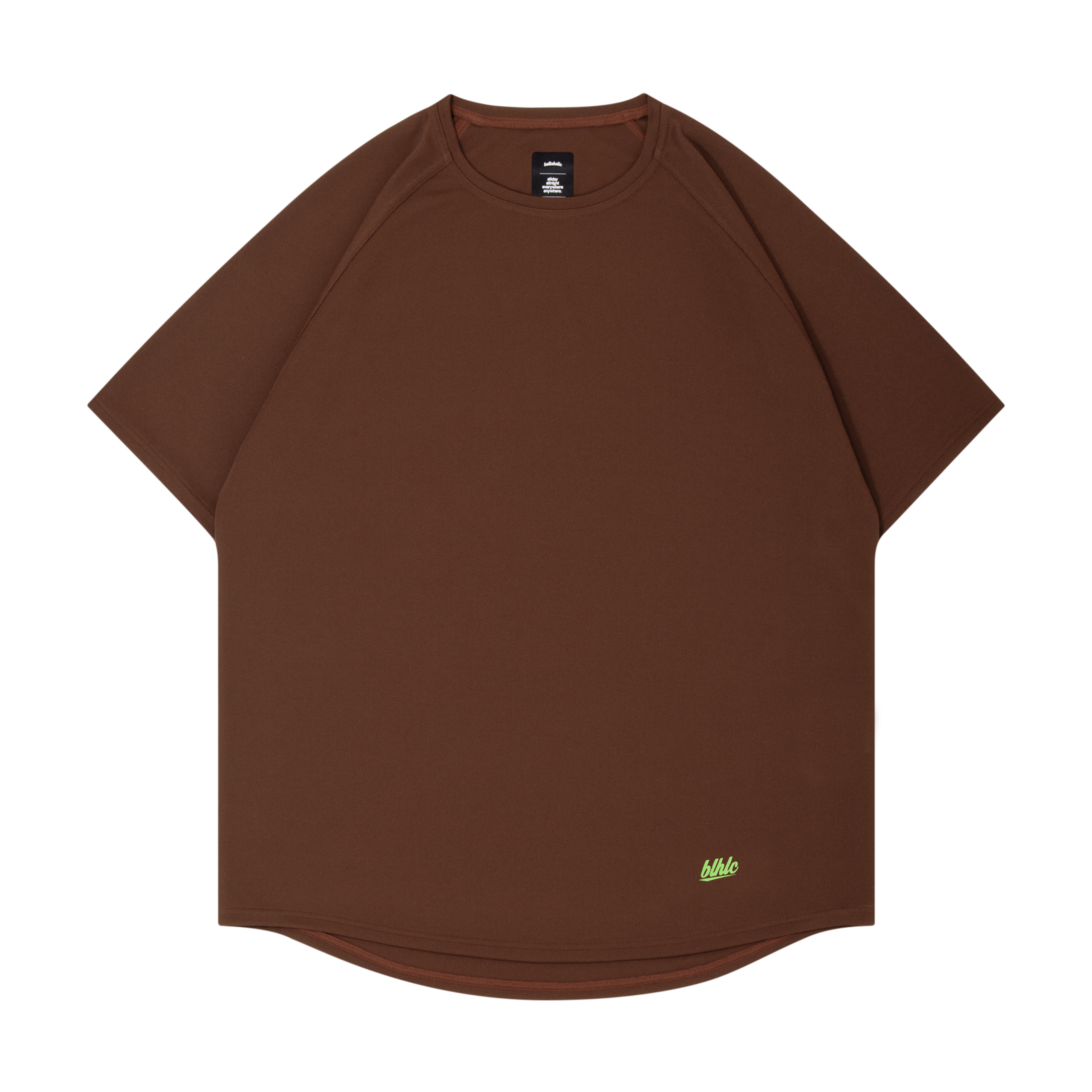 blhlc Back Print Cool Tee (brown/fresh green mosaic