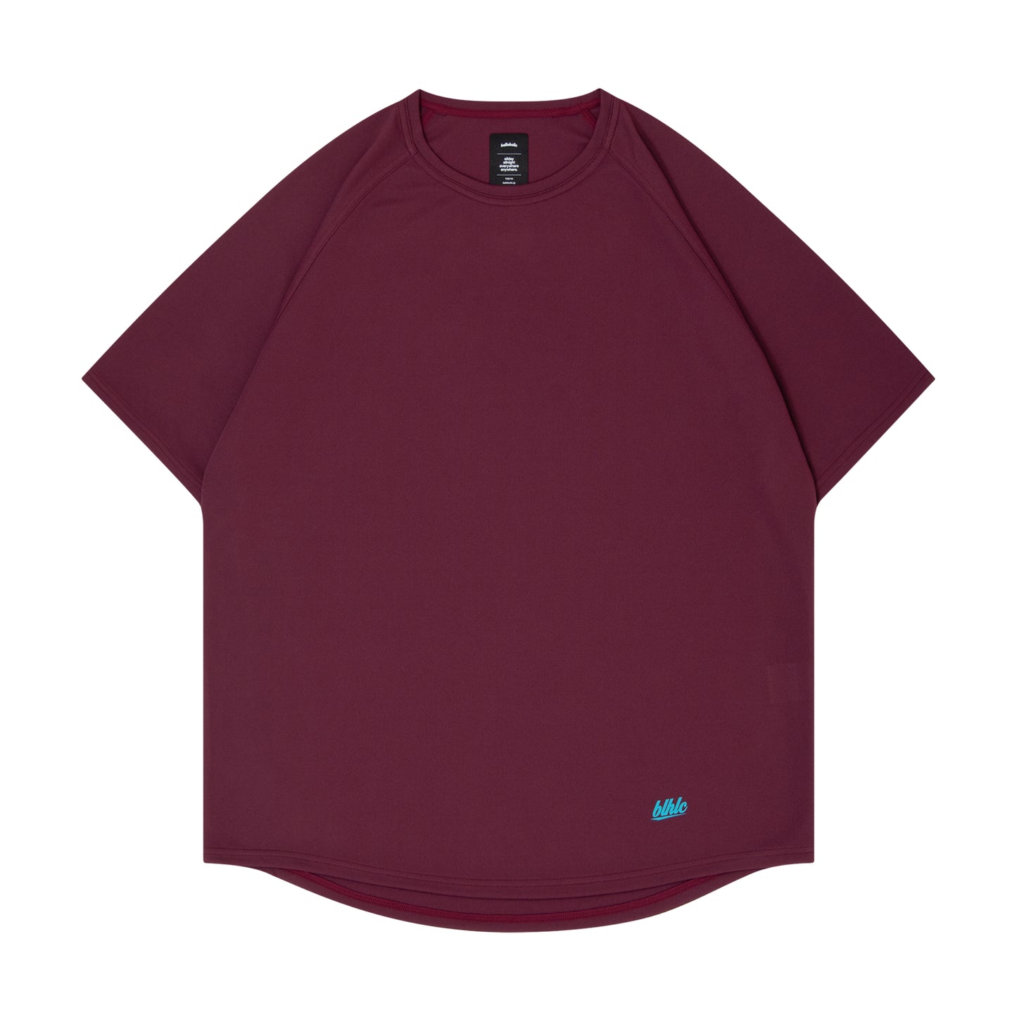 blhlc Back Print Cool Tee (crimson/water blue mosaic)