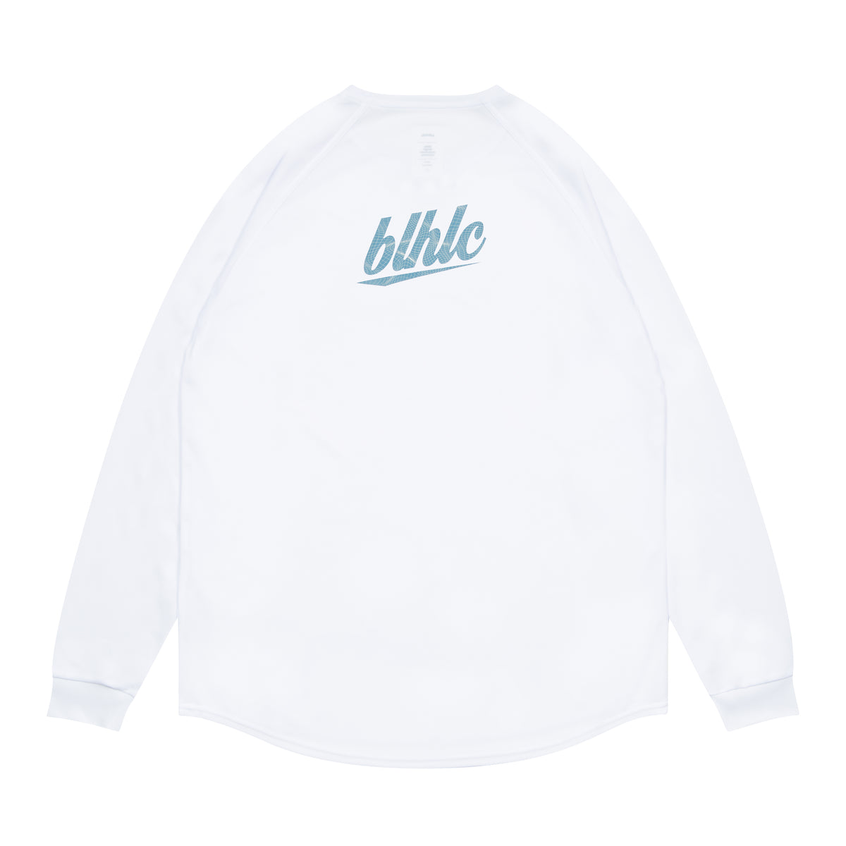 3D-Net blhlc Back Print Cool Long Tee (white/mosaic blue/white)