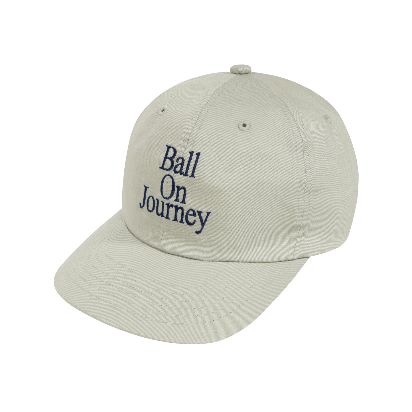 Ball On Journey 6P Cap (light gray)