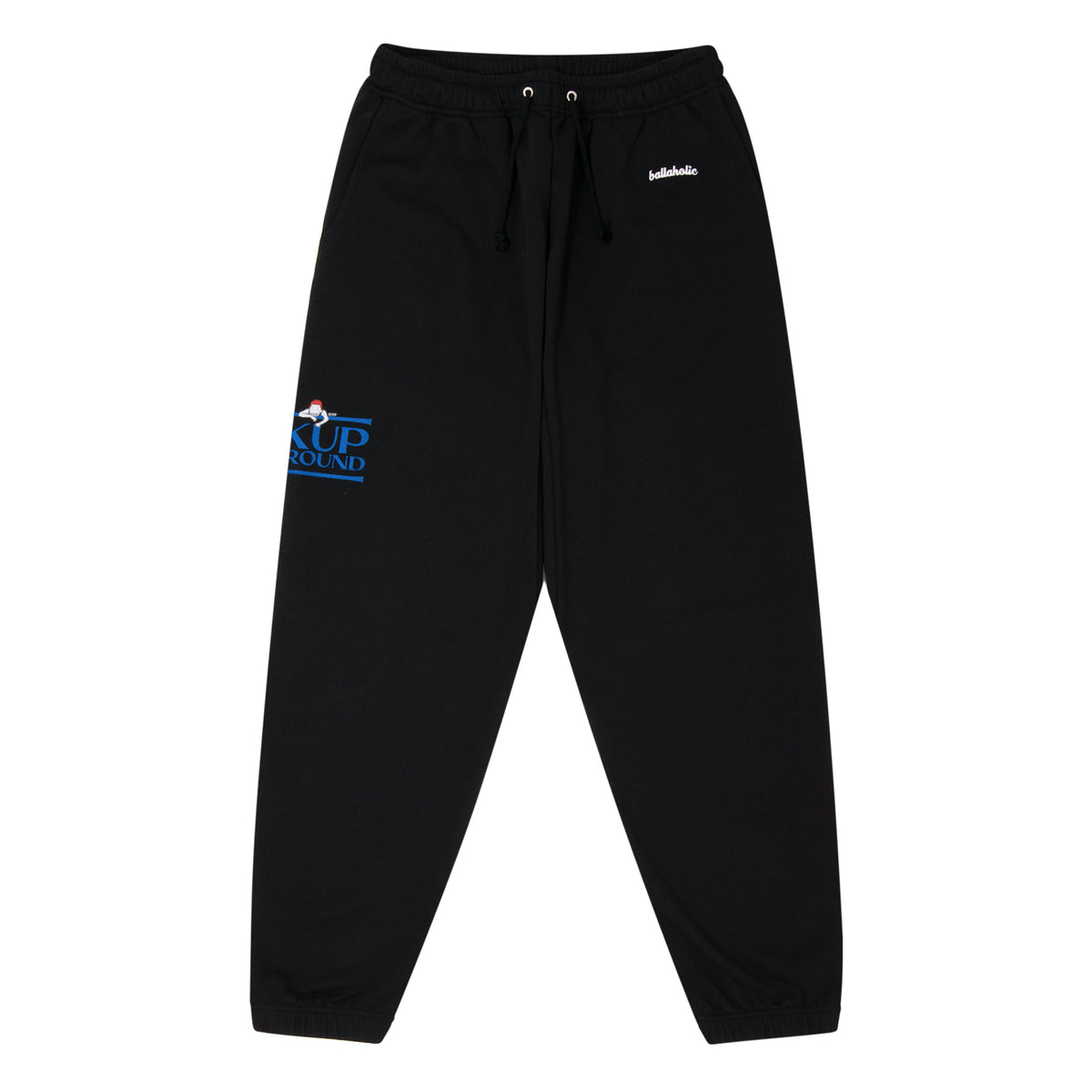 Logo Sweat Pants -PICK UP PLAYGROUND- (black/blue) – ballaholic 
