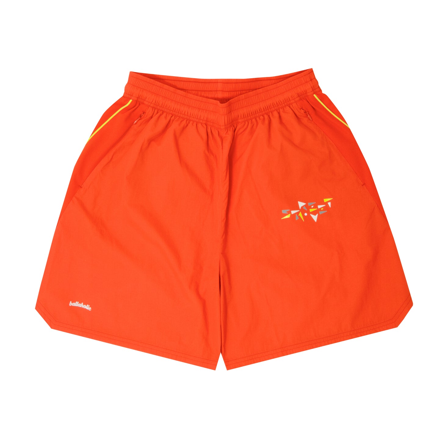 STREETMOVE Nylon Zip Shorts (orange)