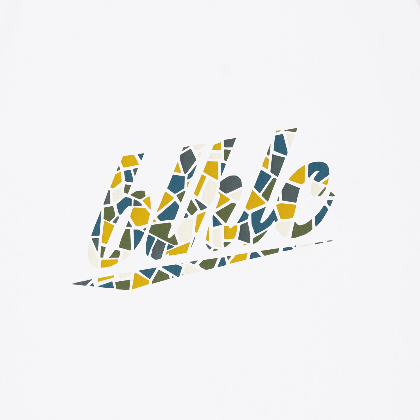 blhlc Back Print Cool Tee (white/snowy ivory mosaic)