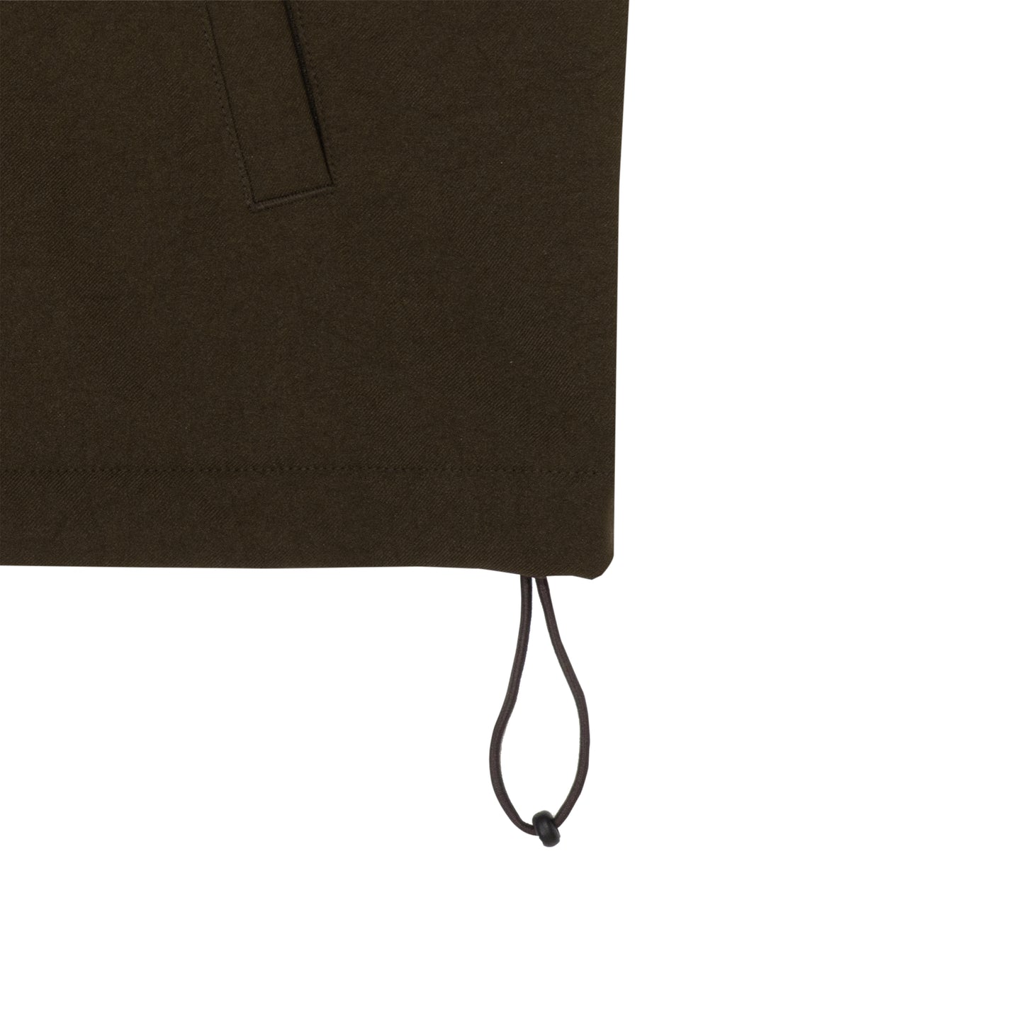 Shell Over Zip Parka (brown)