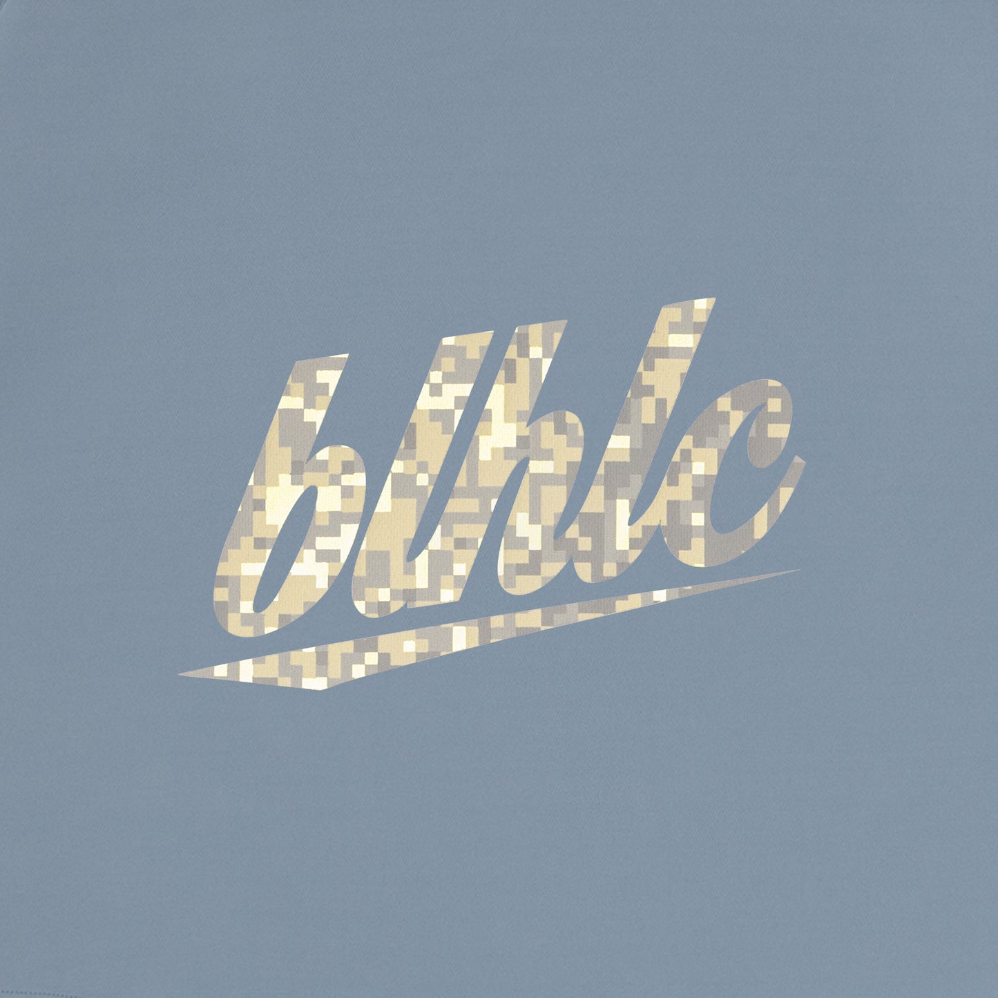 blhlc Back Print Cool Tee (faded denim/sand digital camo)