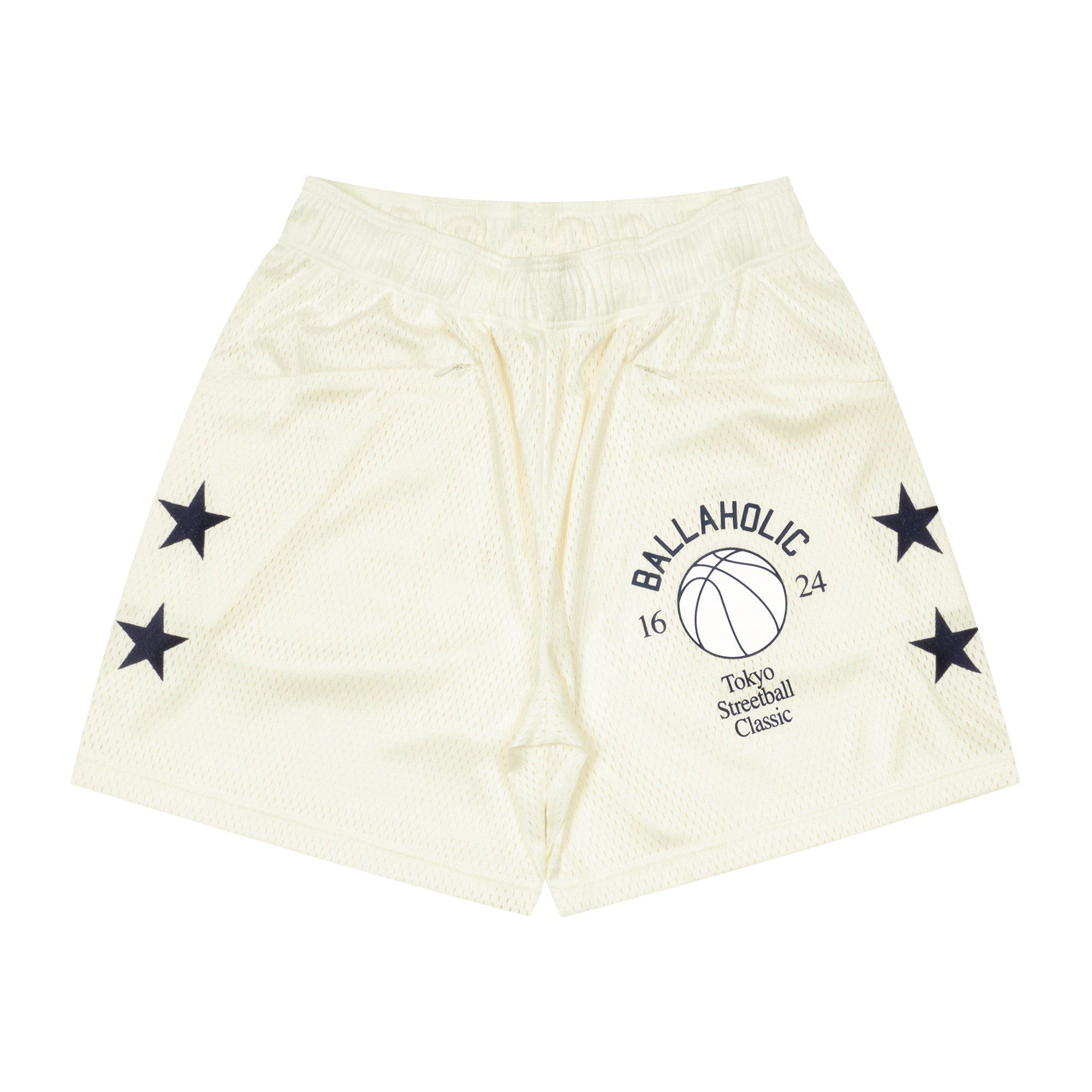 TSC Mesh Zip Shorts (off white) – ballaholicオンラインショップ