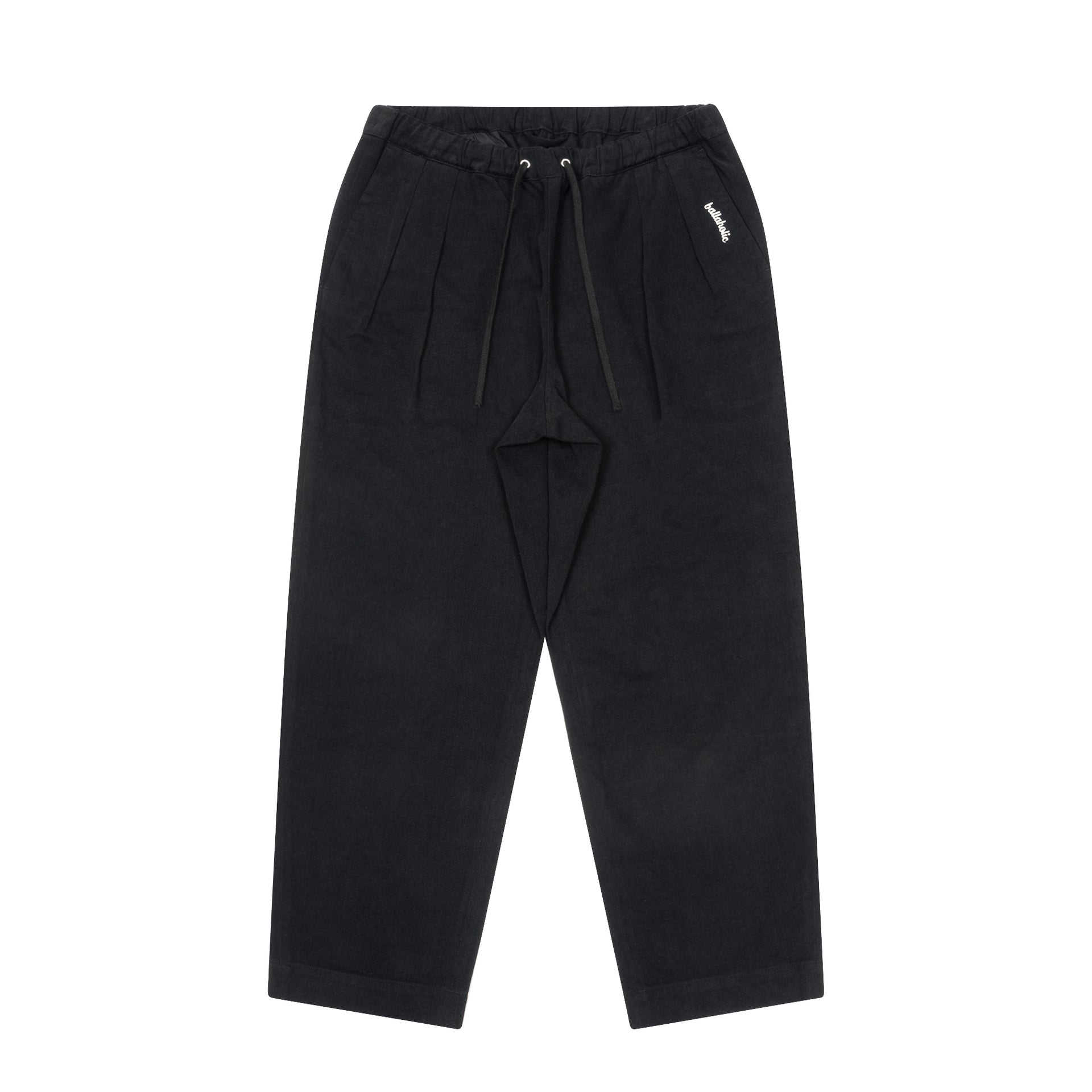 ballaholic ホワイト バスケットボールパンツ 良けれ ウエストゴム