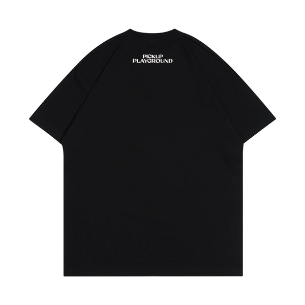 Logo Tee -PICK UP PLAYGROUND- (black)
