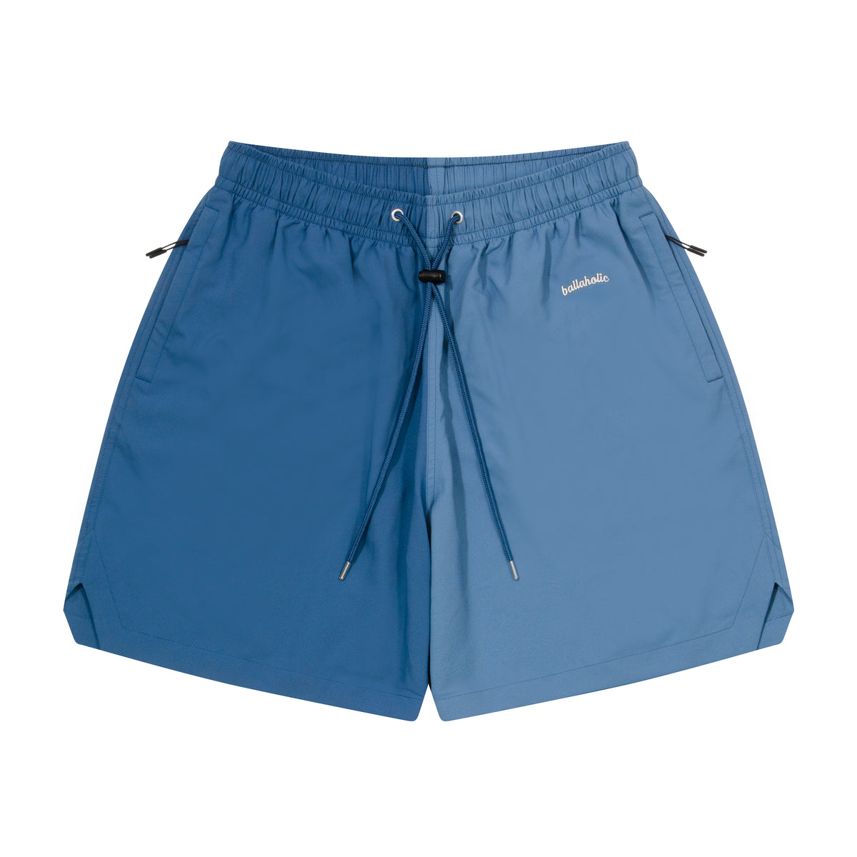 Logo Anywhere Zip Shorts (mixed blue)