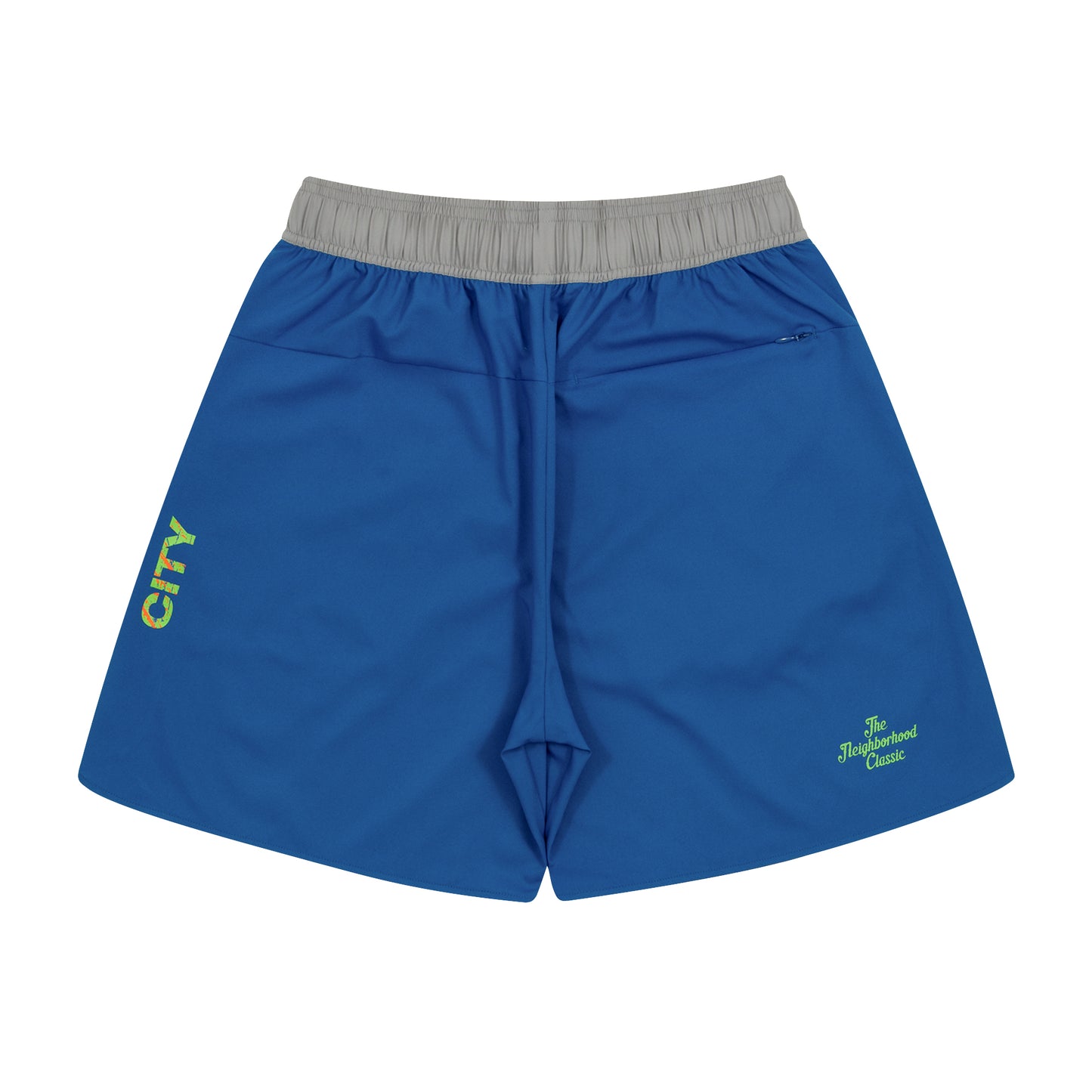 The Neighborhood Classic Zip Shorts (blue)