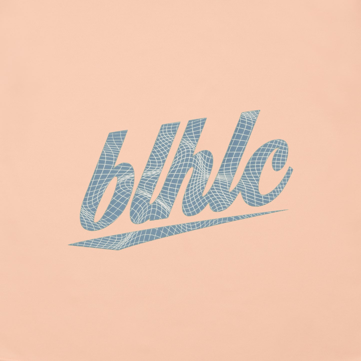 3D-Net blhlc Back Print Cool Tee (peach/mosaic blue/white)