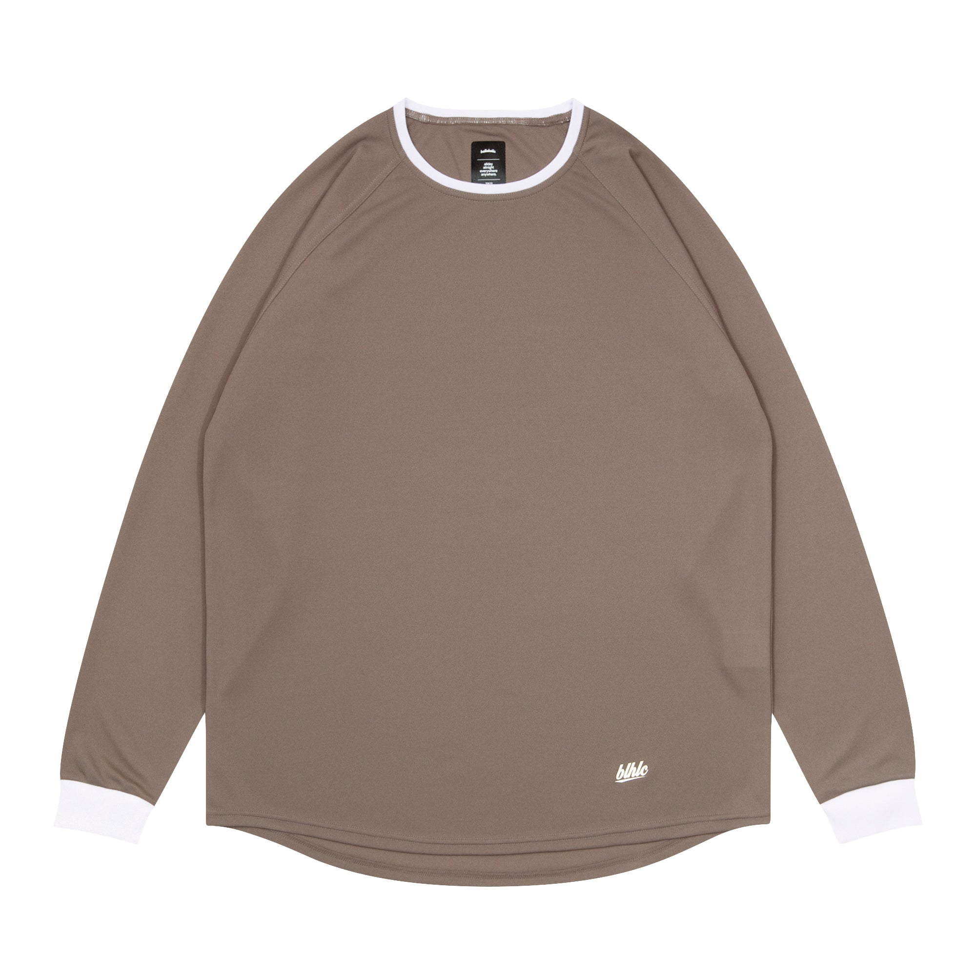 blhlc Cool Long Tee (taupe gray/white) – ballaholicオンラインショップ