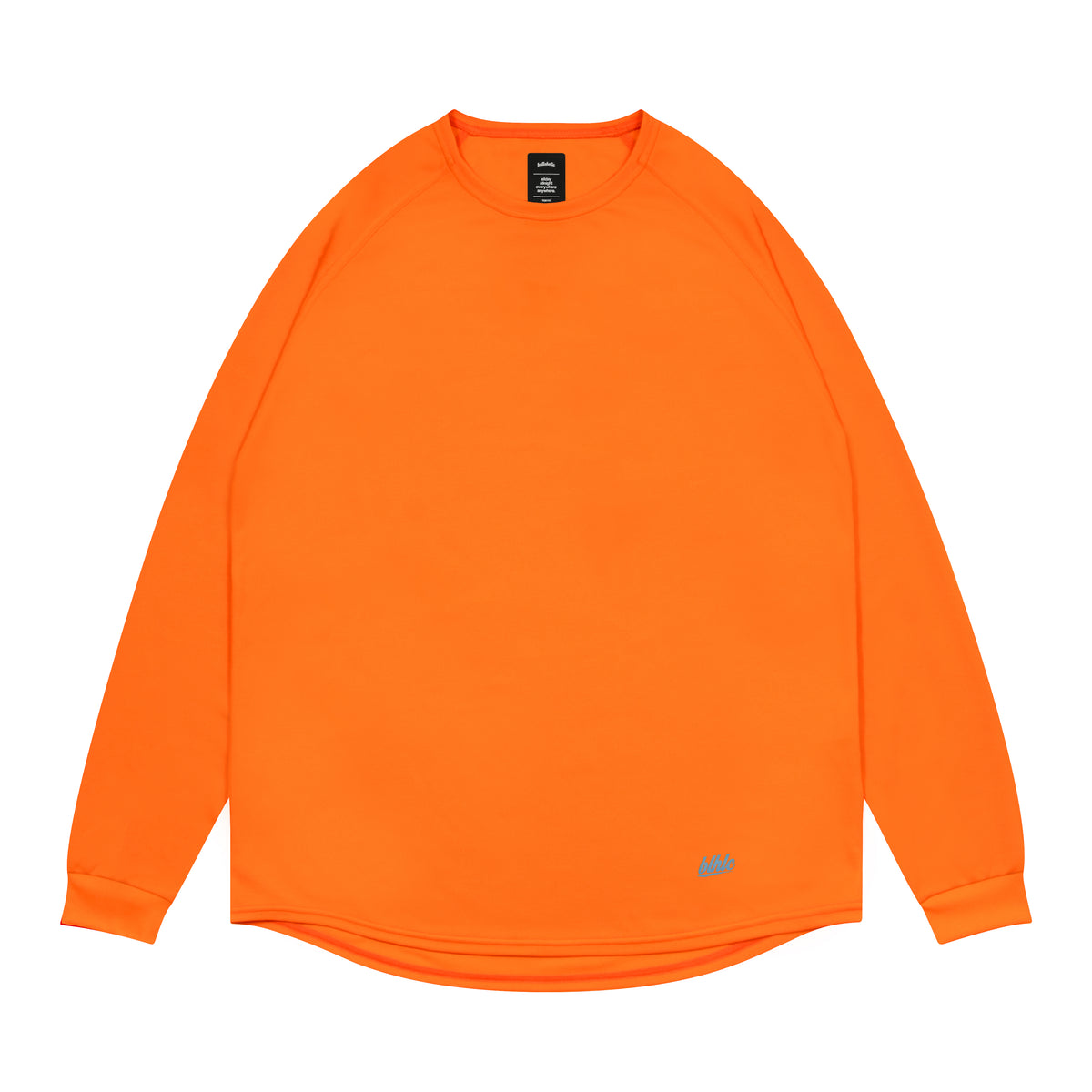 3D-Net blhlc Back Print Cool Long Tee (orange/mosaic blue/white)