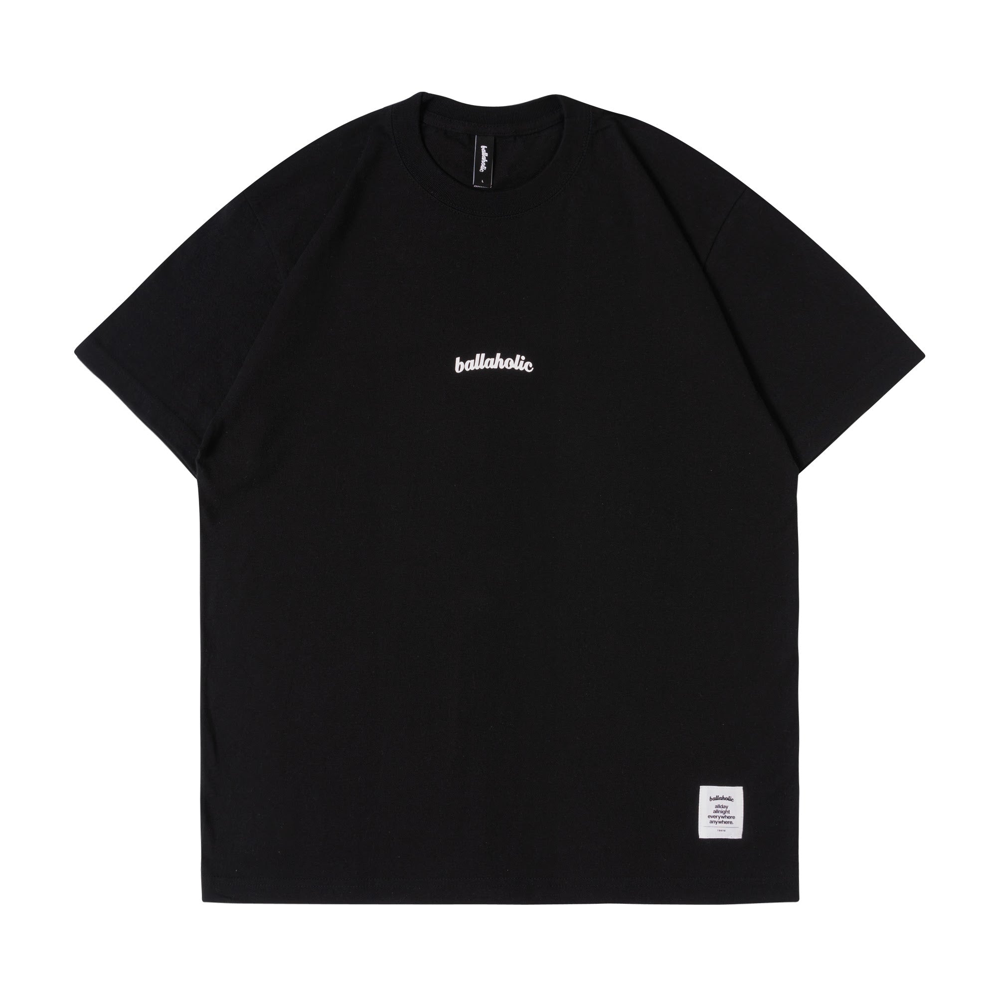 Small Logo Tee (black/white) – ballaholicオンラインショップ