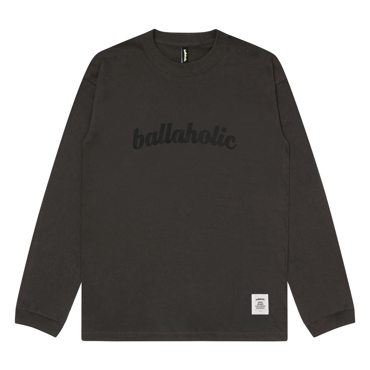 Logo Long Tee (sumi/black)