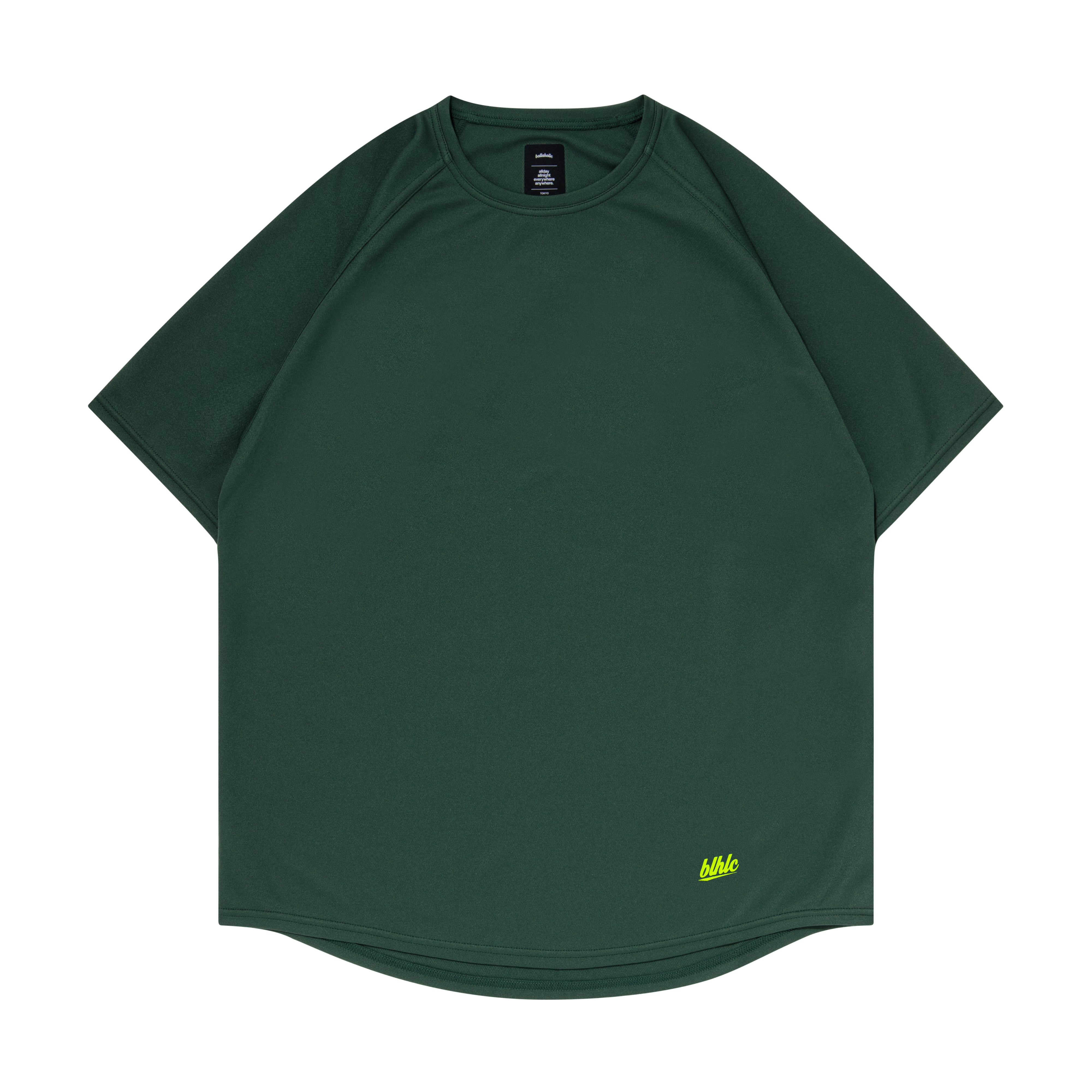 3D-Net blhlc Back Print Cool Tee (dark green/lime/gray