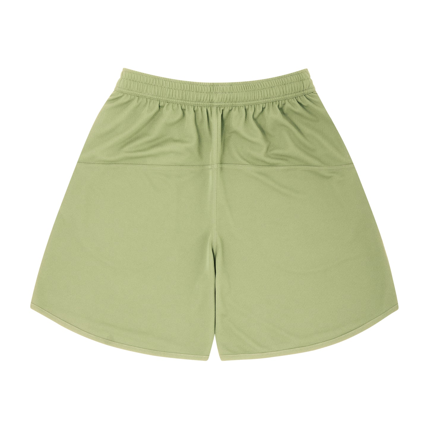 Basic Zip Shorts (sage green/off white)