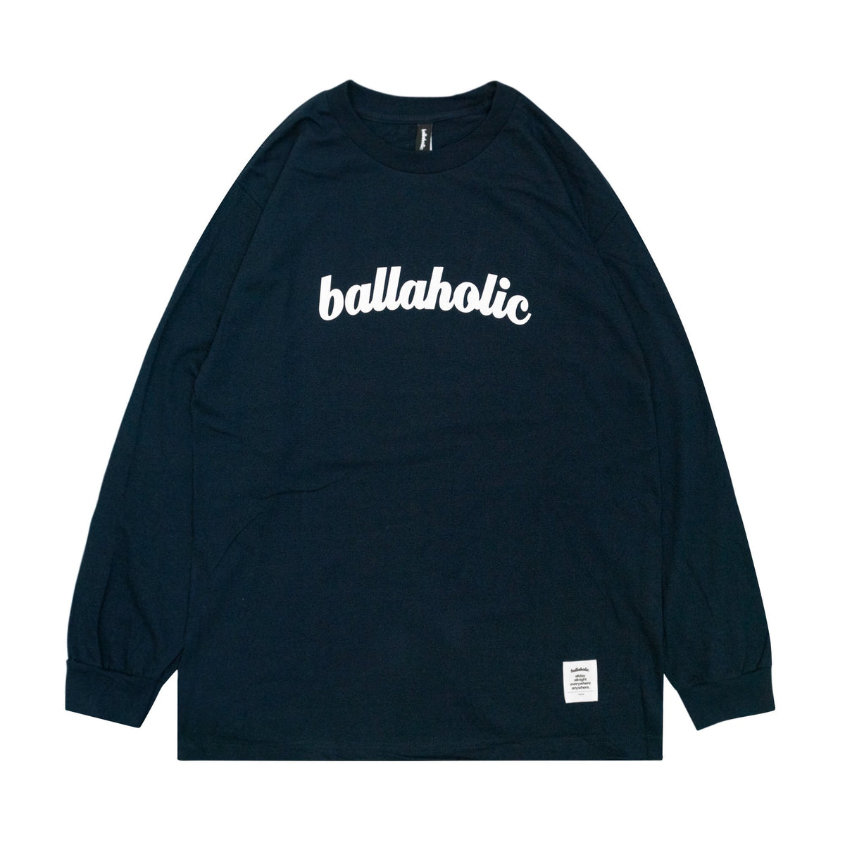 Logo Long Tee (navy) – ballaholicオンラインショップ