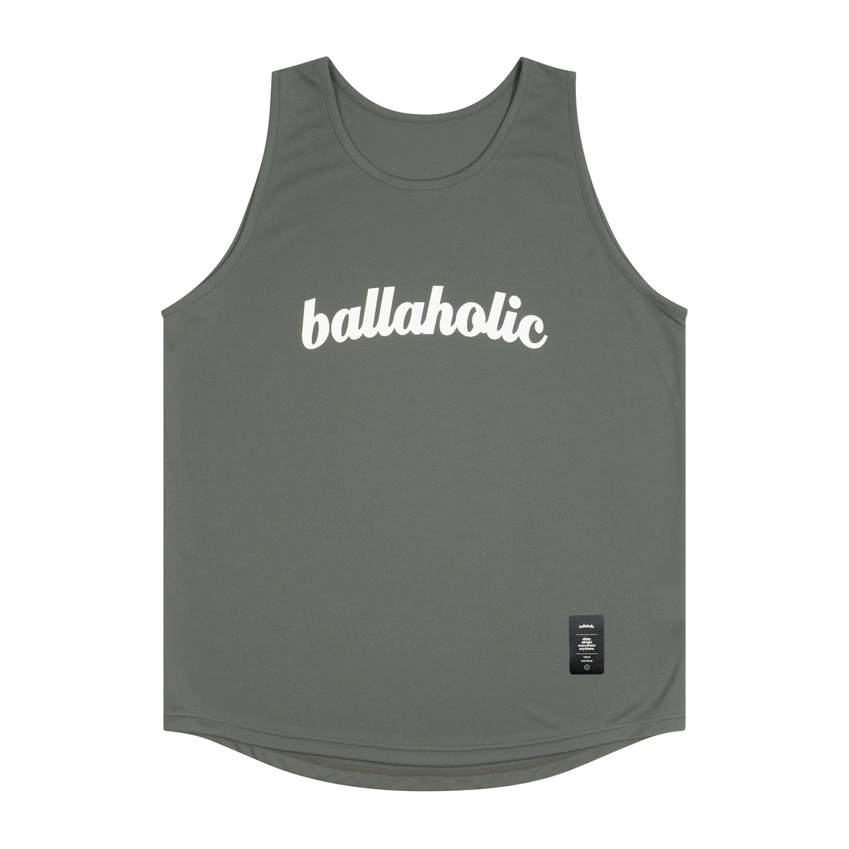 Logo Tank Top (charcoal gray/white) – ballaholicオンラインショップ