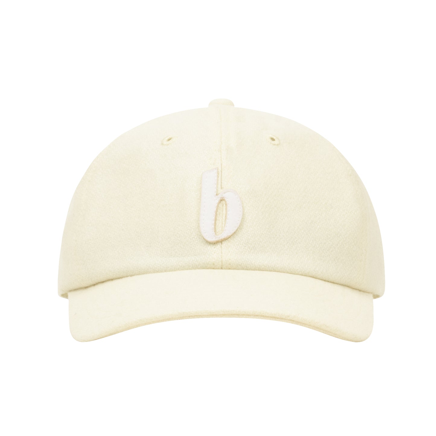 b 6P Wool Cap (off white)