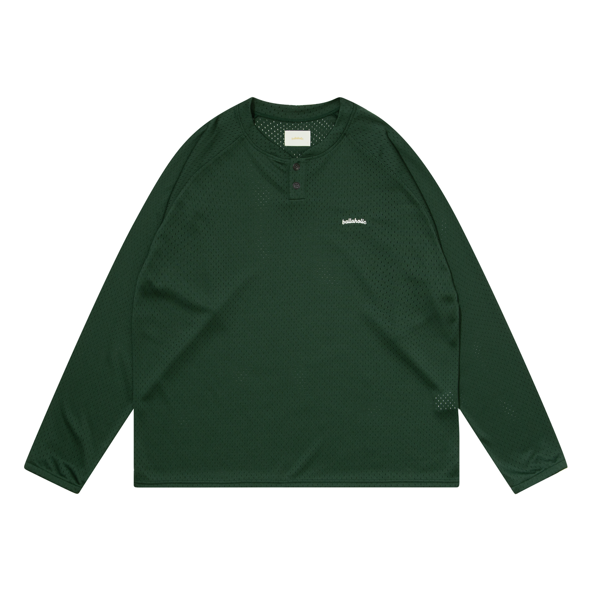 Logo Mesh Long Shirt (dark green) – ballaholicオンラインショップ