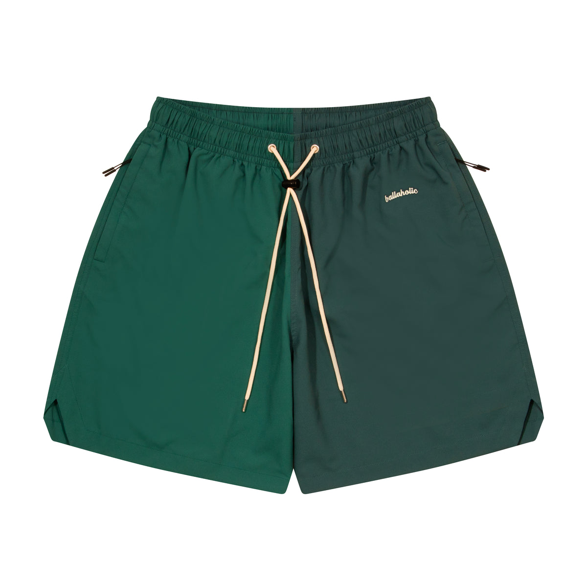 Logo Anywhere Zip Shorts (mixed teal)